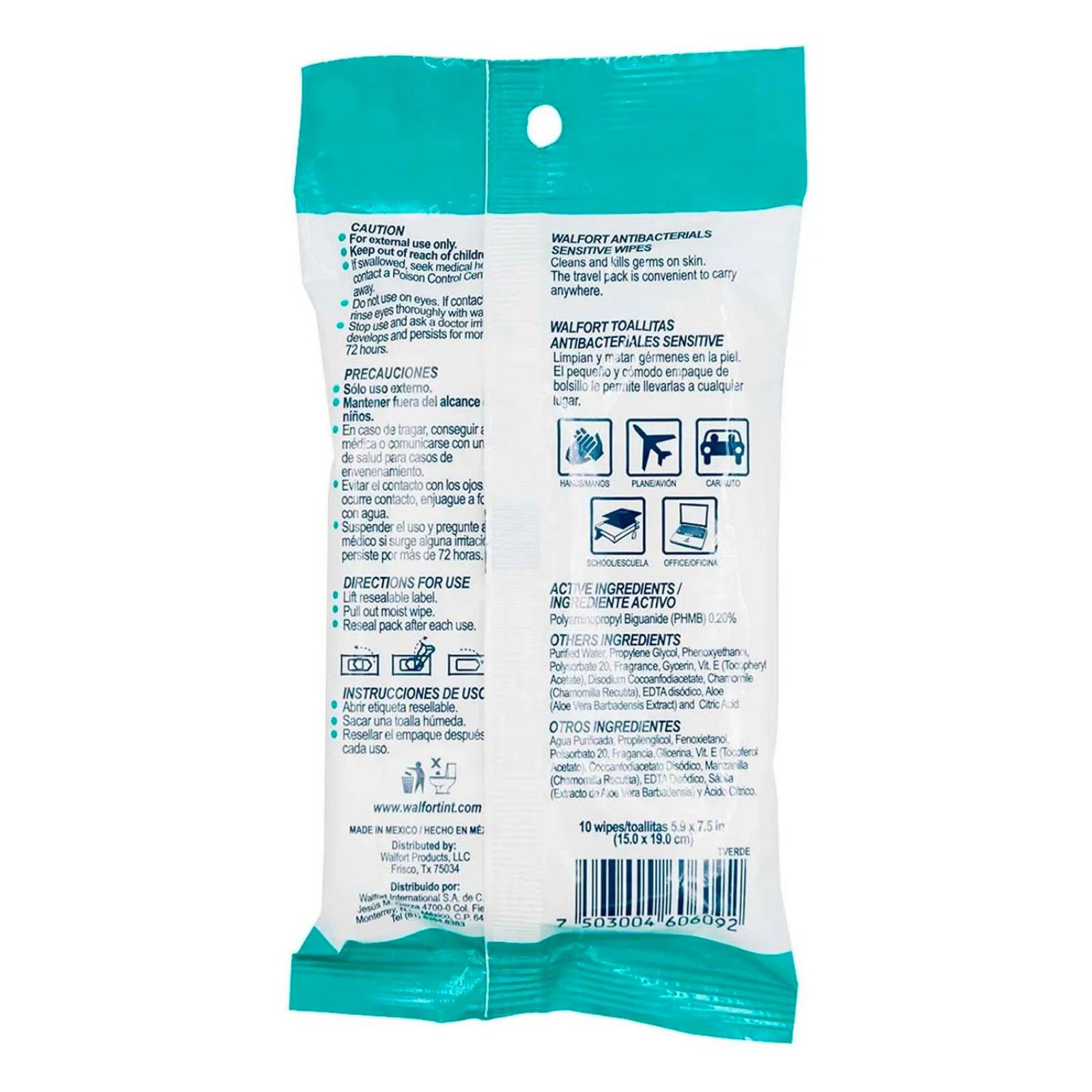 Toallitas Húmedas Walfort Baby 10 piezas 