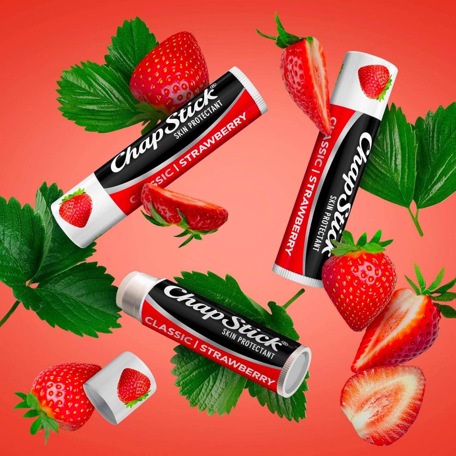 Bálsamo Labial Chap Stick Fresa 4 gr 