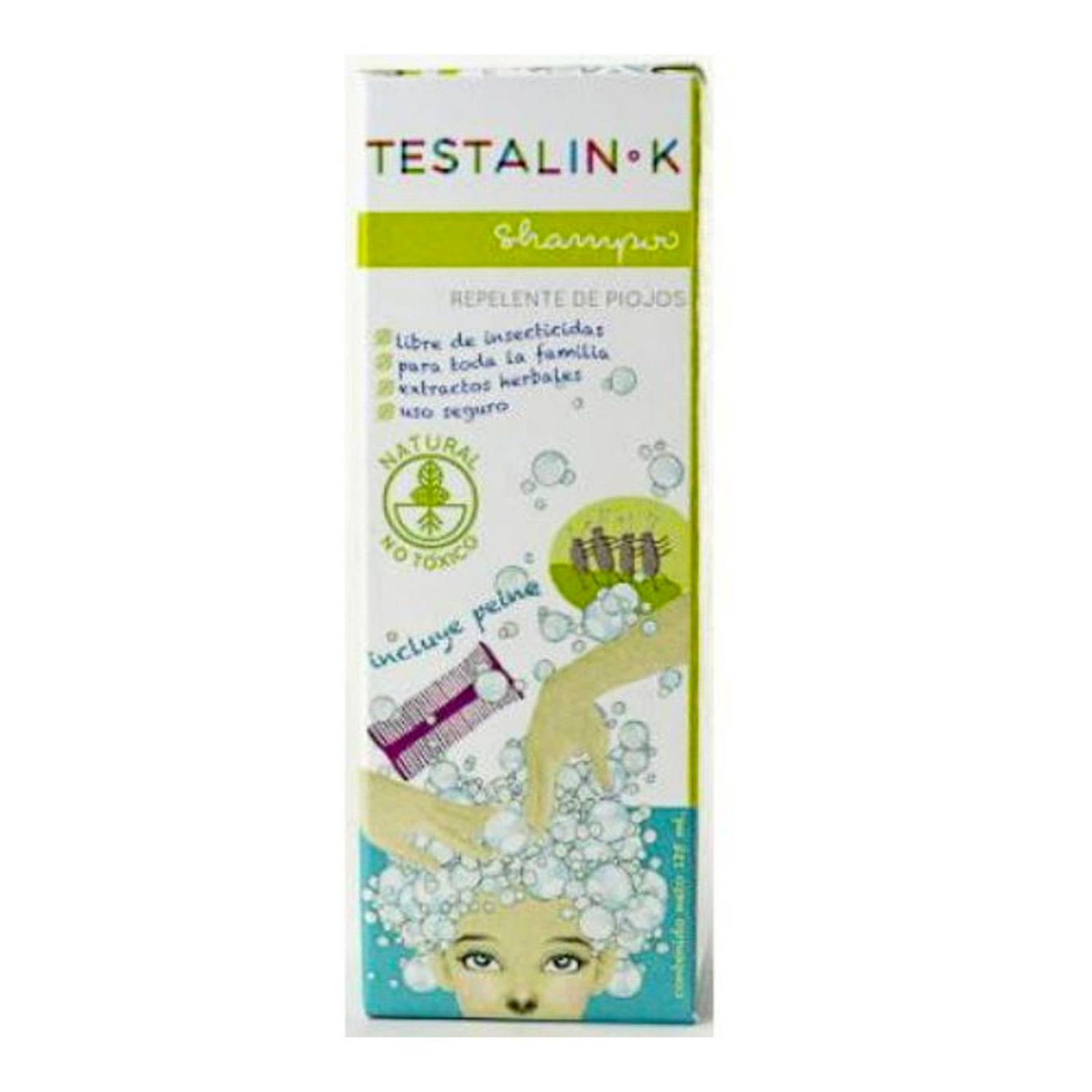 Shampoo Anti-Piojos Testalink Repelente 125 ml 