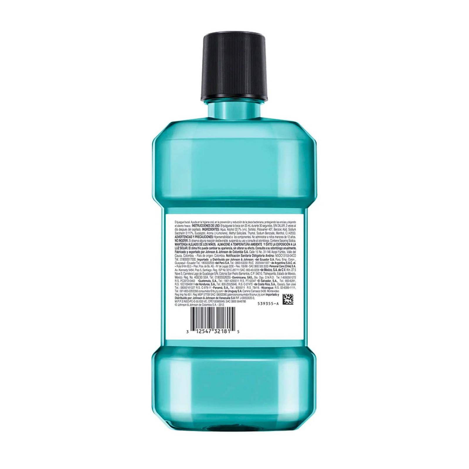 Enjuague Bucal Listerine Cool Mint Zero Alcohol 500 ml