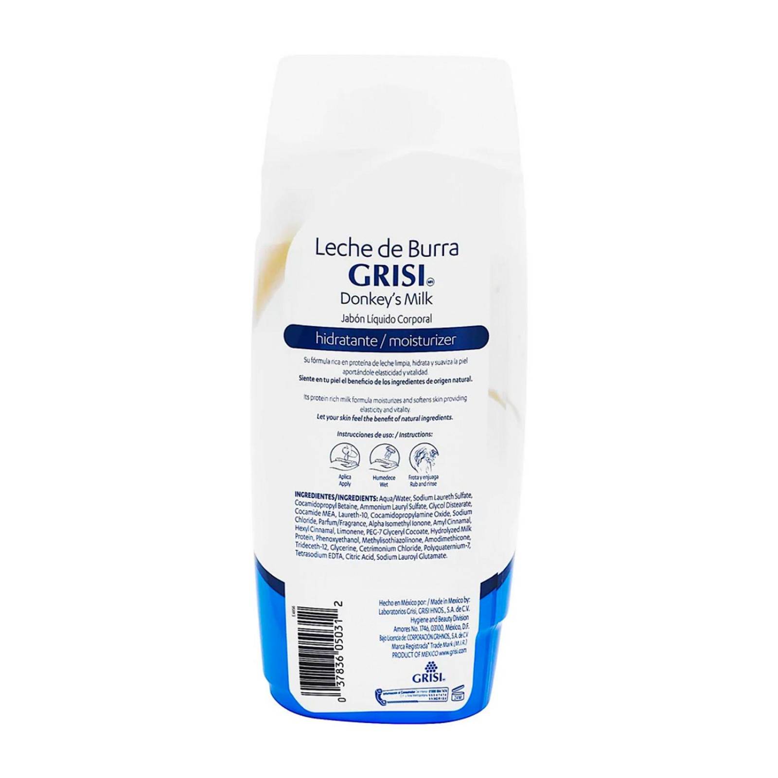 Jabón Grisi Leche de Burra 450 ml 