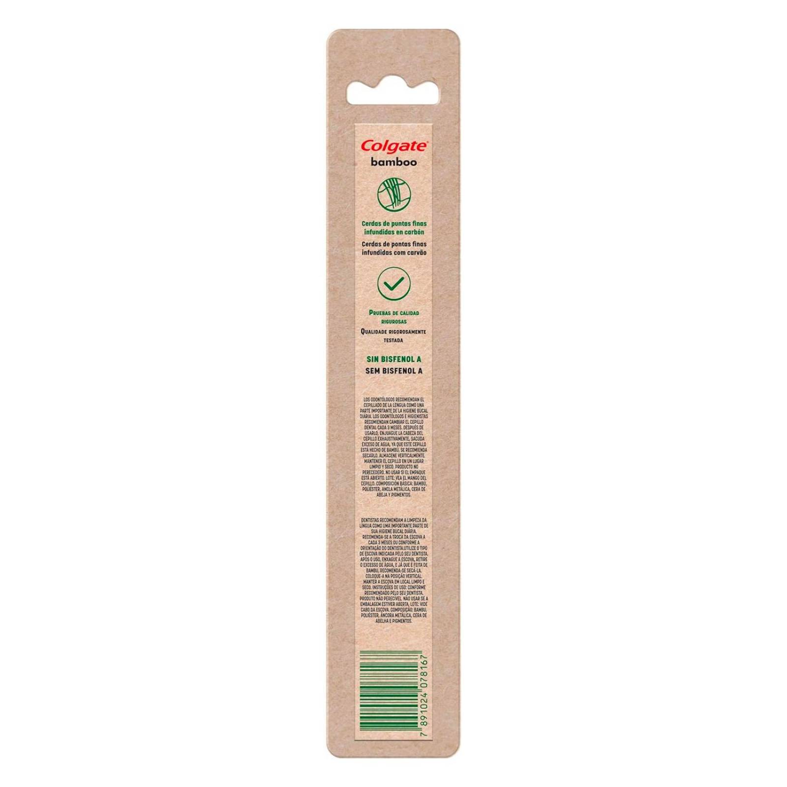 Cepillo Dental Colgate Bamboo 1 pieza 