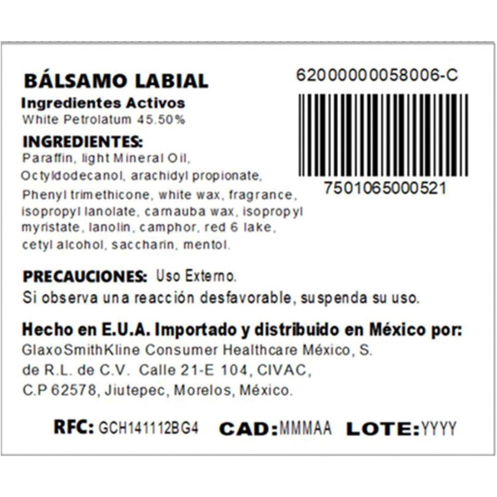 Bálsamo Labial Chap Stick Cereza 4 gr 