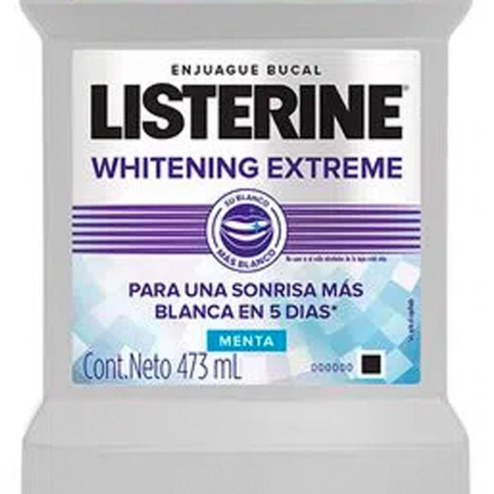 Enjuague Bucal Listerine Whitening Extreme 473 ml 