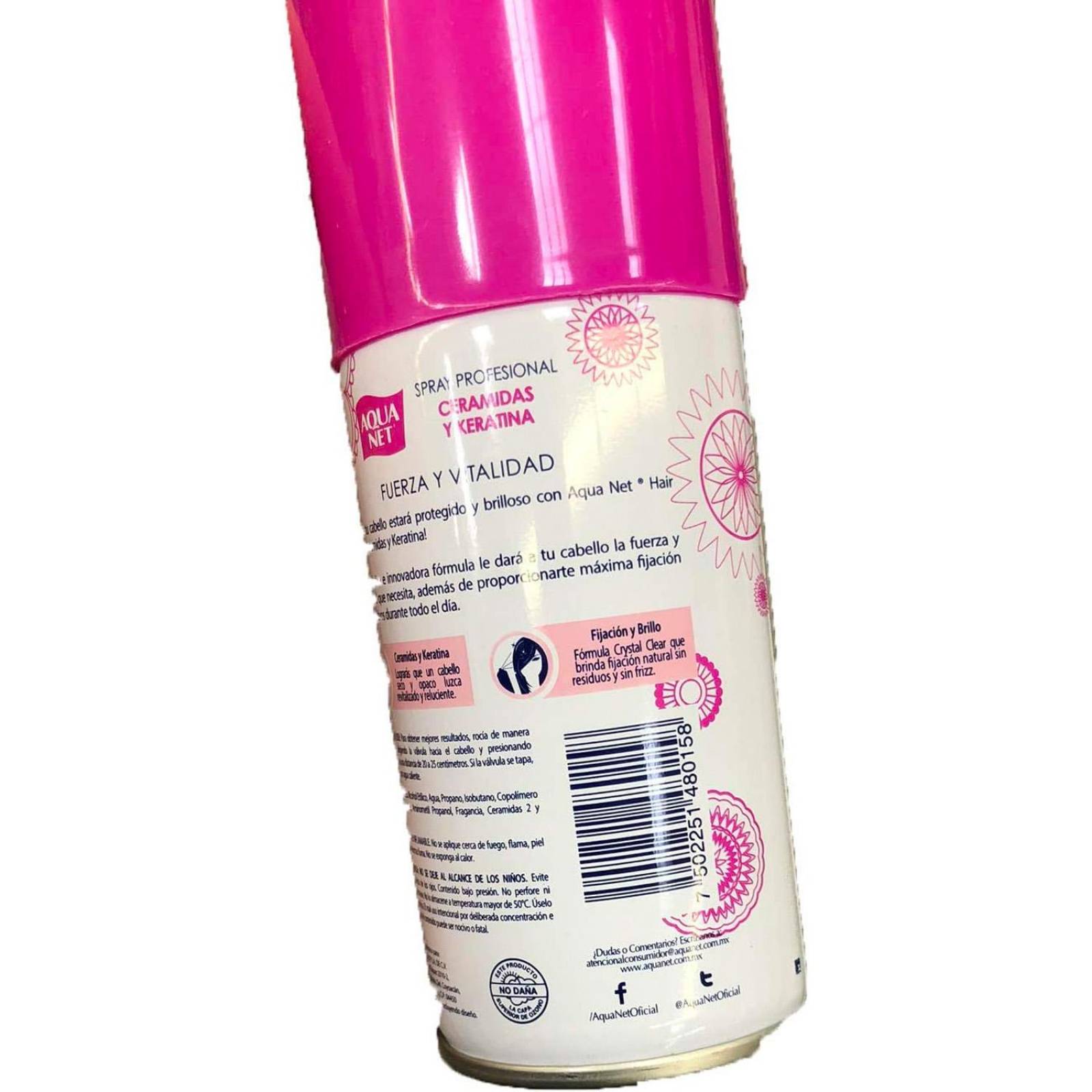 Spray Fijador Aqua Net Extra Fijación 100 ml 