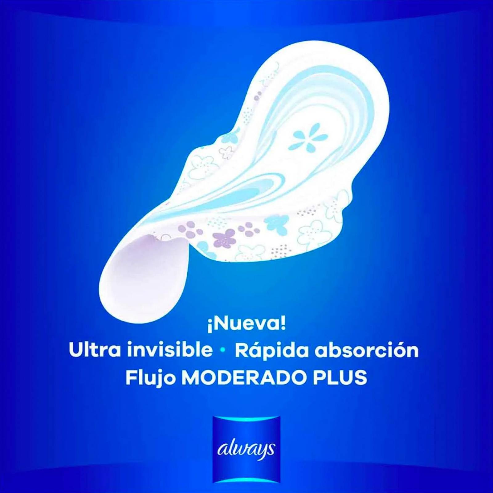 Toallas Sanitarias Always Ultra Invisible con Alas 24 piezas 