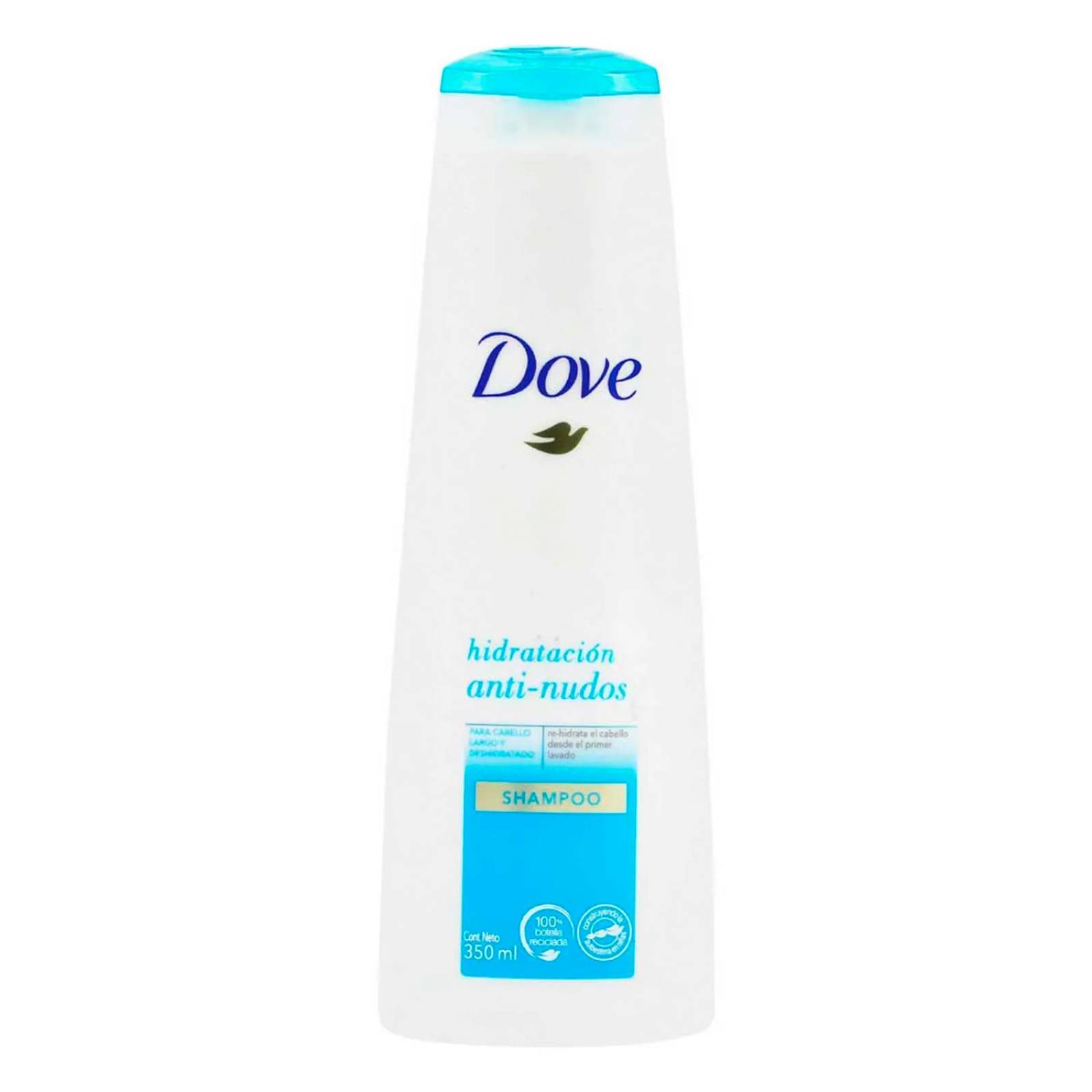 Shampoo Dove Hidratación Antinudos 350 ml 