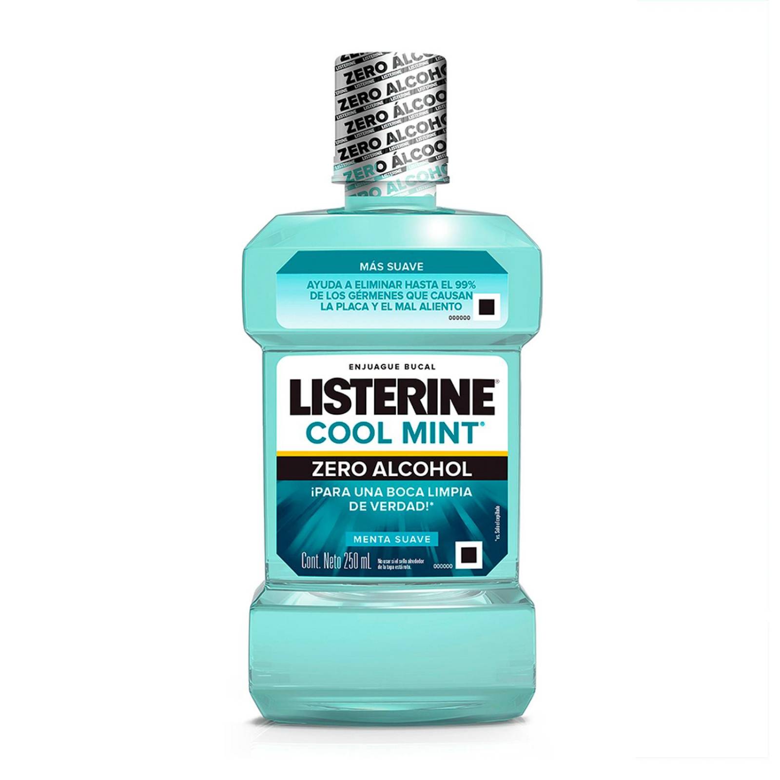 Enjuague Bucal Listerine Cool Mint Zero Alcohol 250 ml