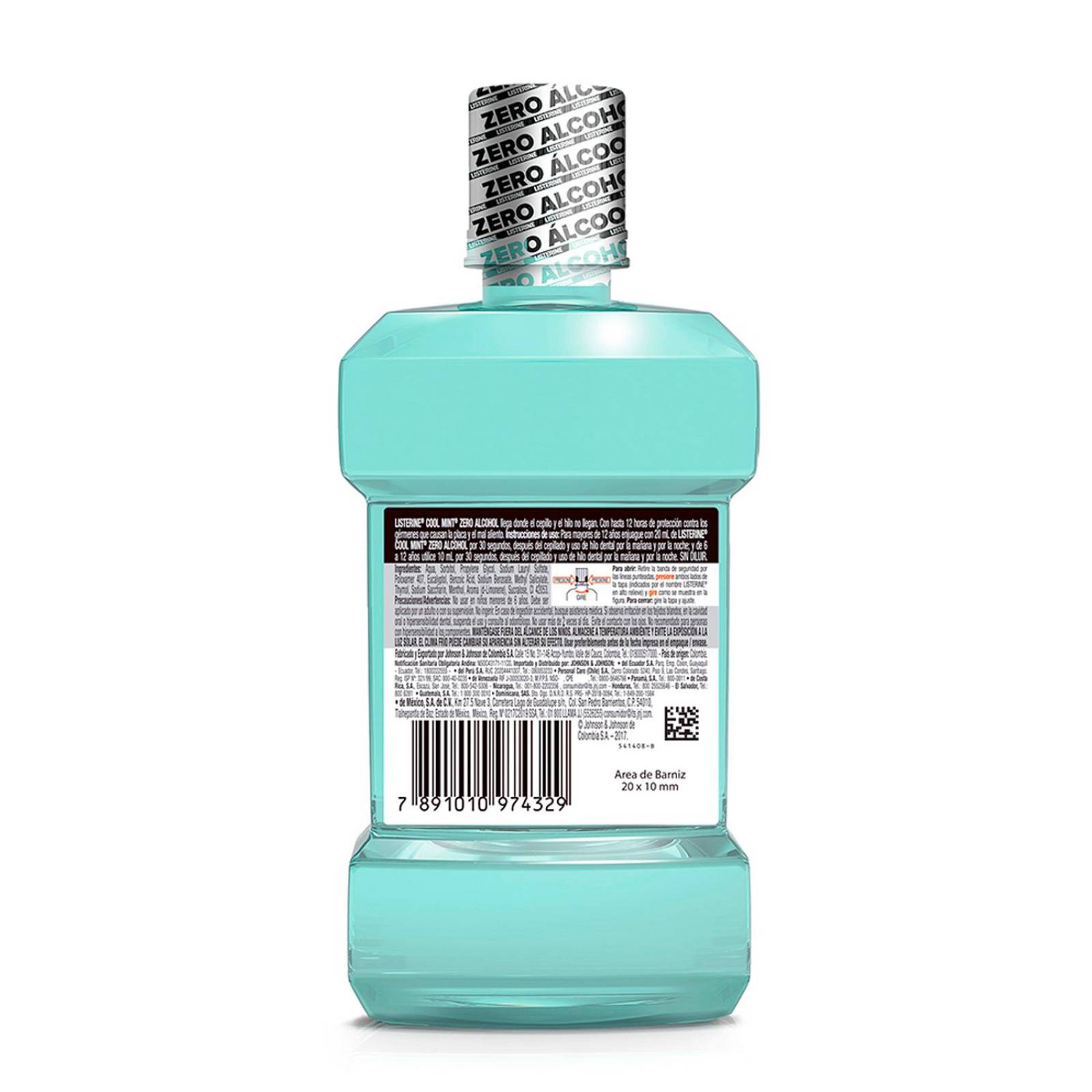 Enjuague Bucal Listerine Cool Mint Zero Alcohol 250 ml