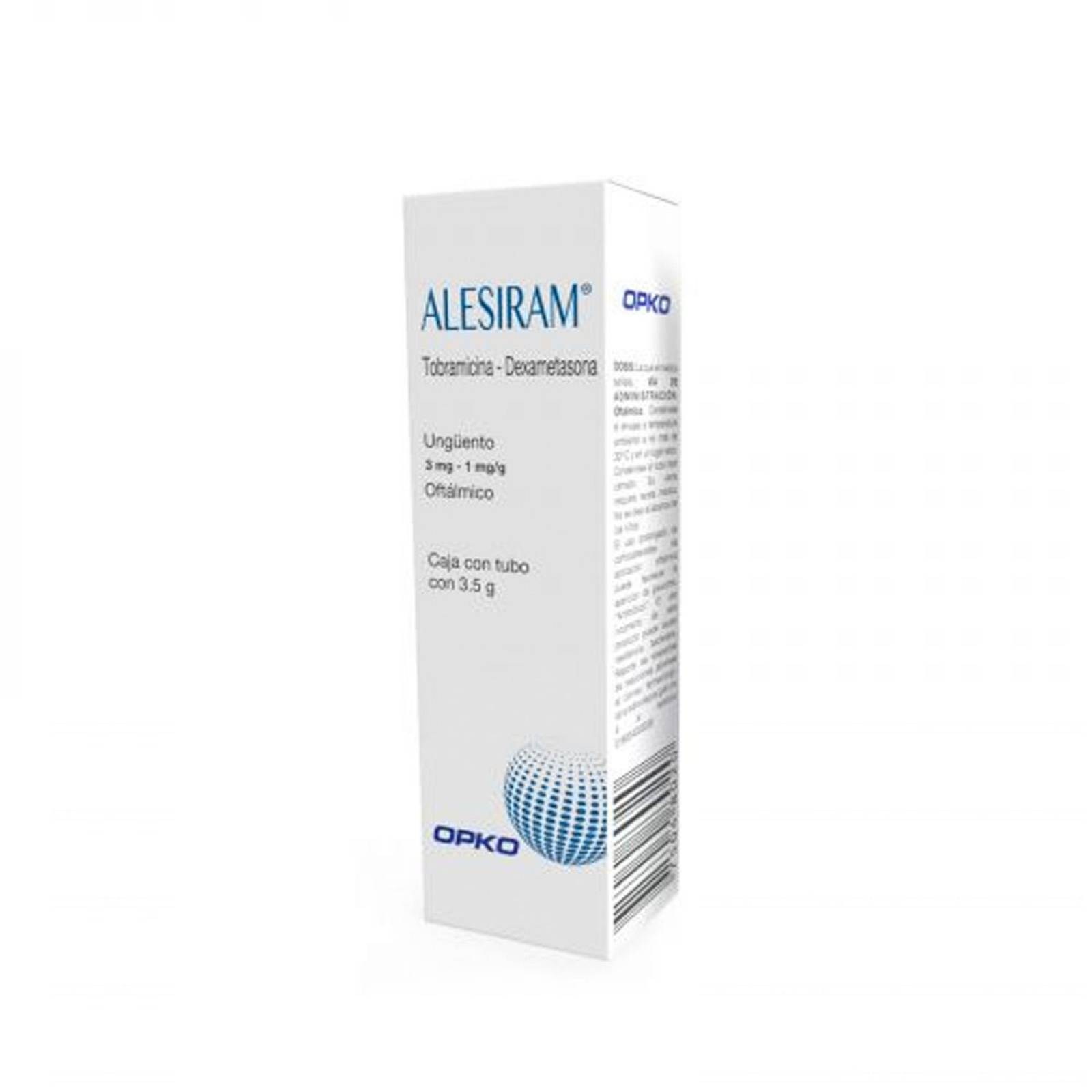 Ungüento Alesiram Tobramicina, Dexametasona 3.5 gr 