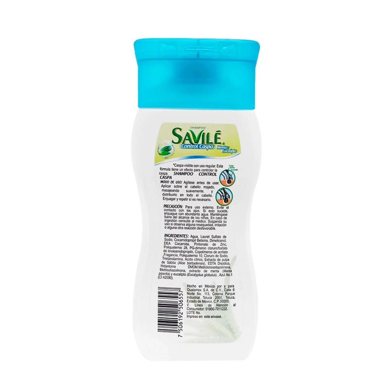 Shampoo Savilé Menta y Eucalipto 180 ml 