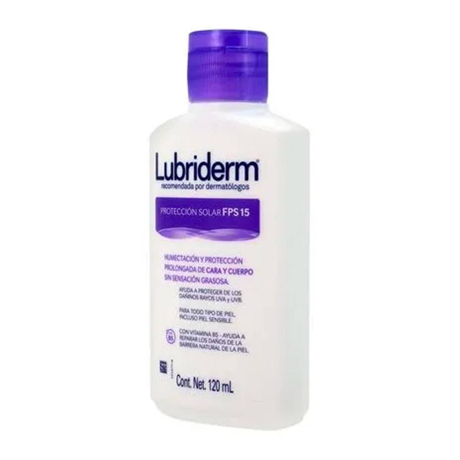 Crema Corporal Lubriderm UV Protección Solar 120 ml 