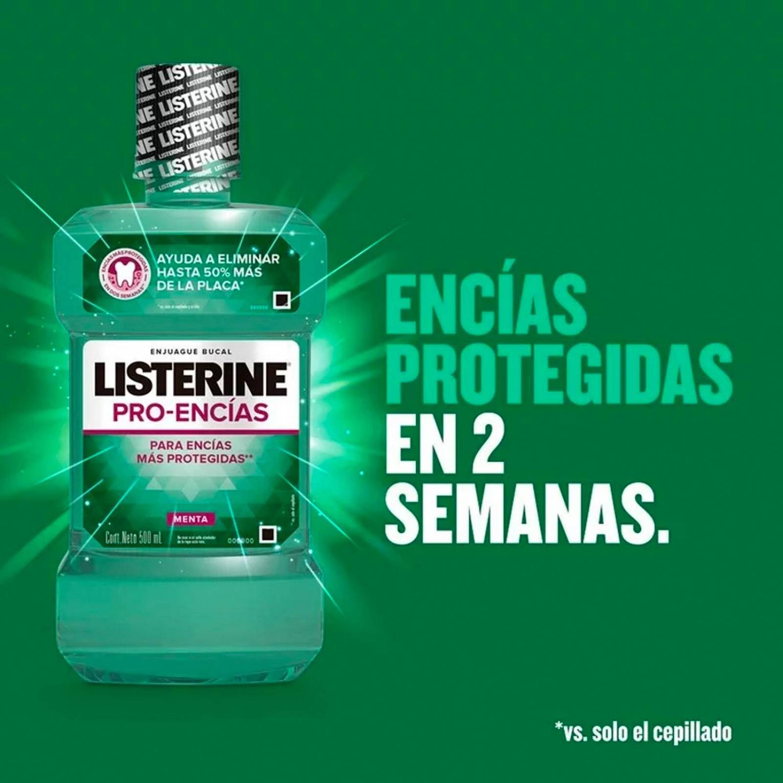 Enjuague Bucal Listerine Pro Encías 500 ml