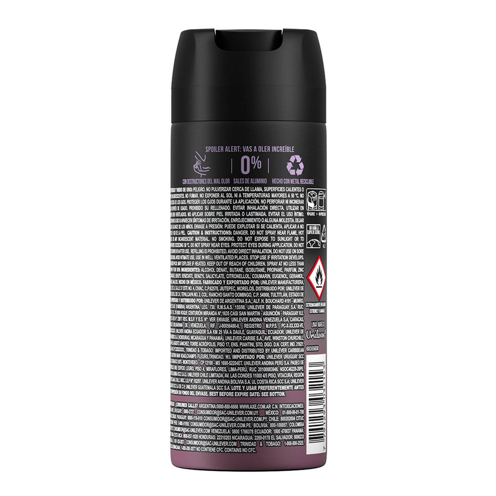Desodorante Axe Black Night 150 ml