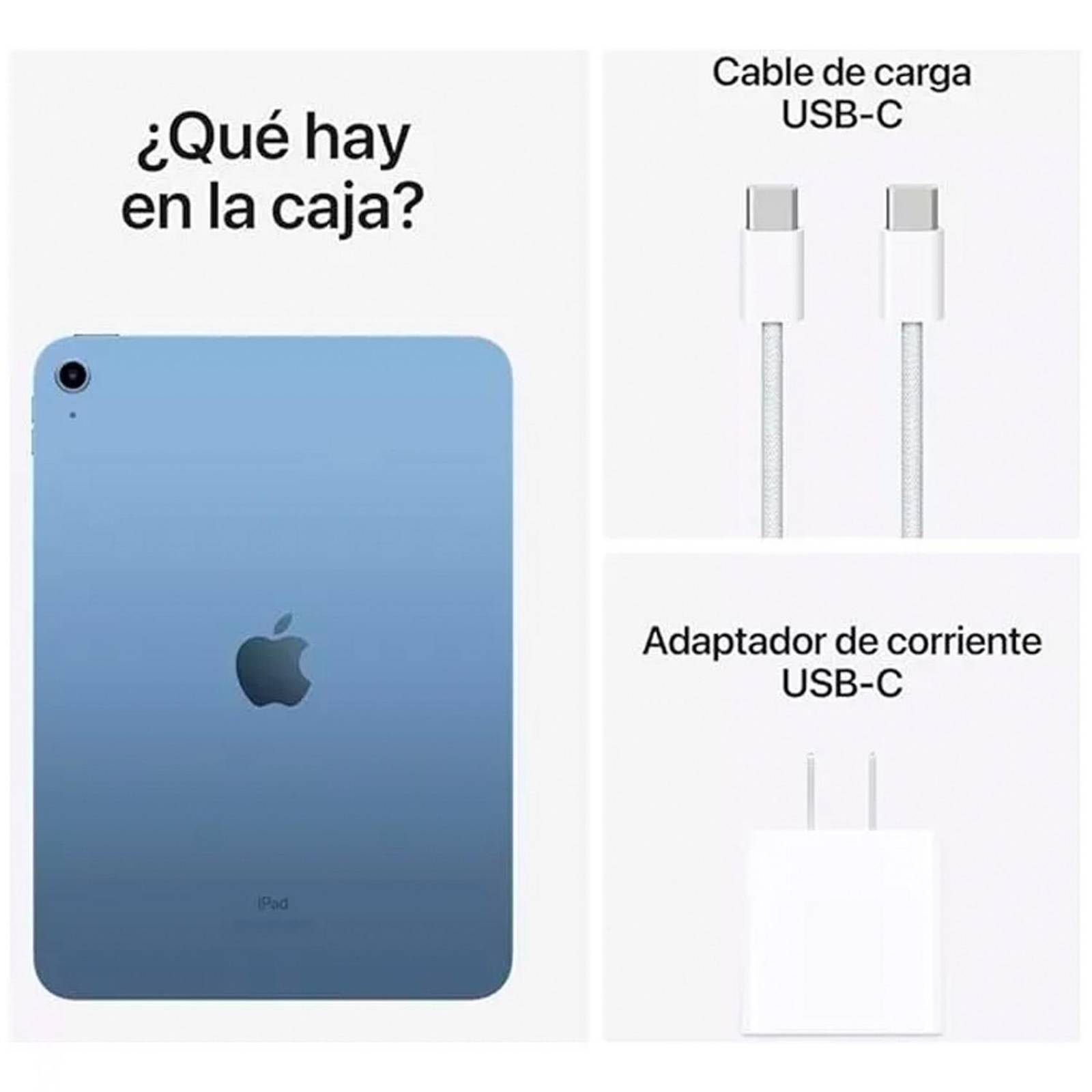 Ipad Apple 10th Gen 10.9" 64 GB Blue Reacondicionado 