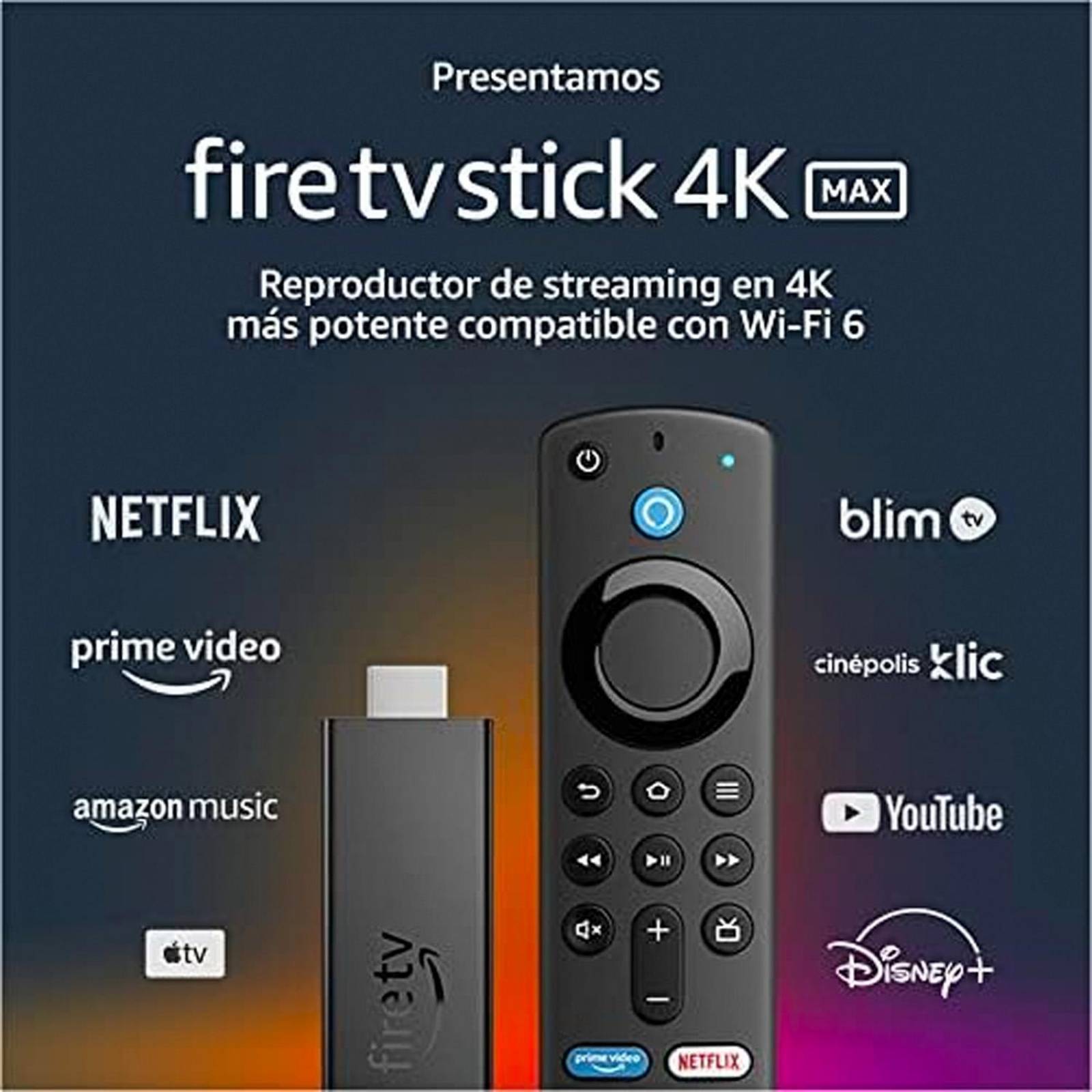 Fire TV Stick 4K Max con Alexa B08MQZXN1X Reacondicionado 