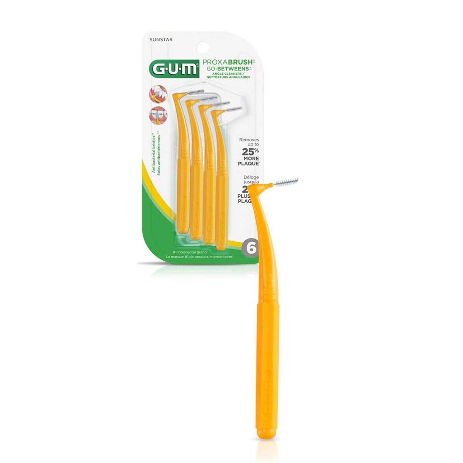 Cepillo Interdental GUM Go-Betweens 6 piezas 