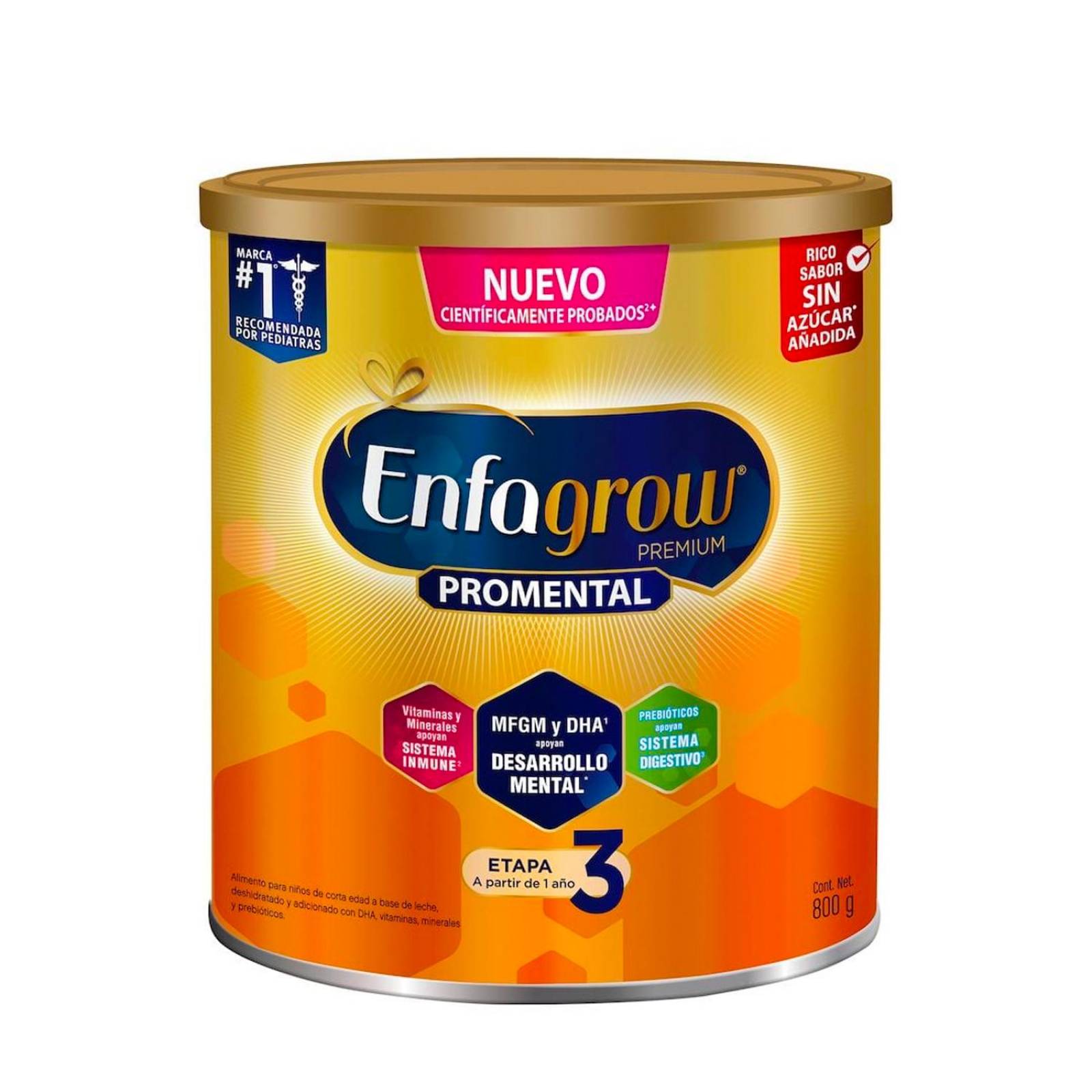 Fórmula Infantil Enfagrow Premium Promental Etapa 3 800 gr