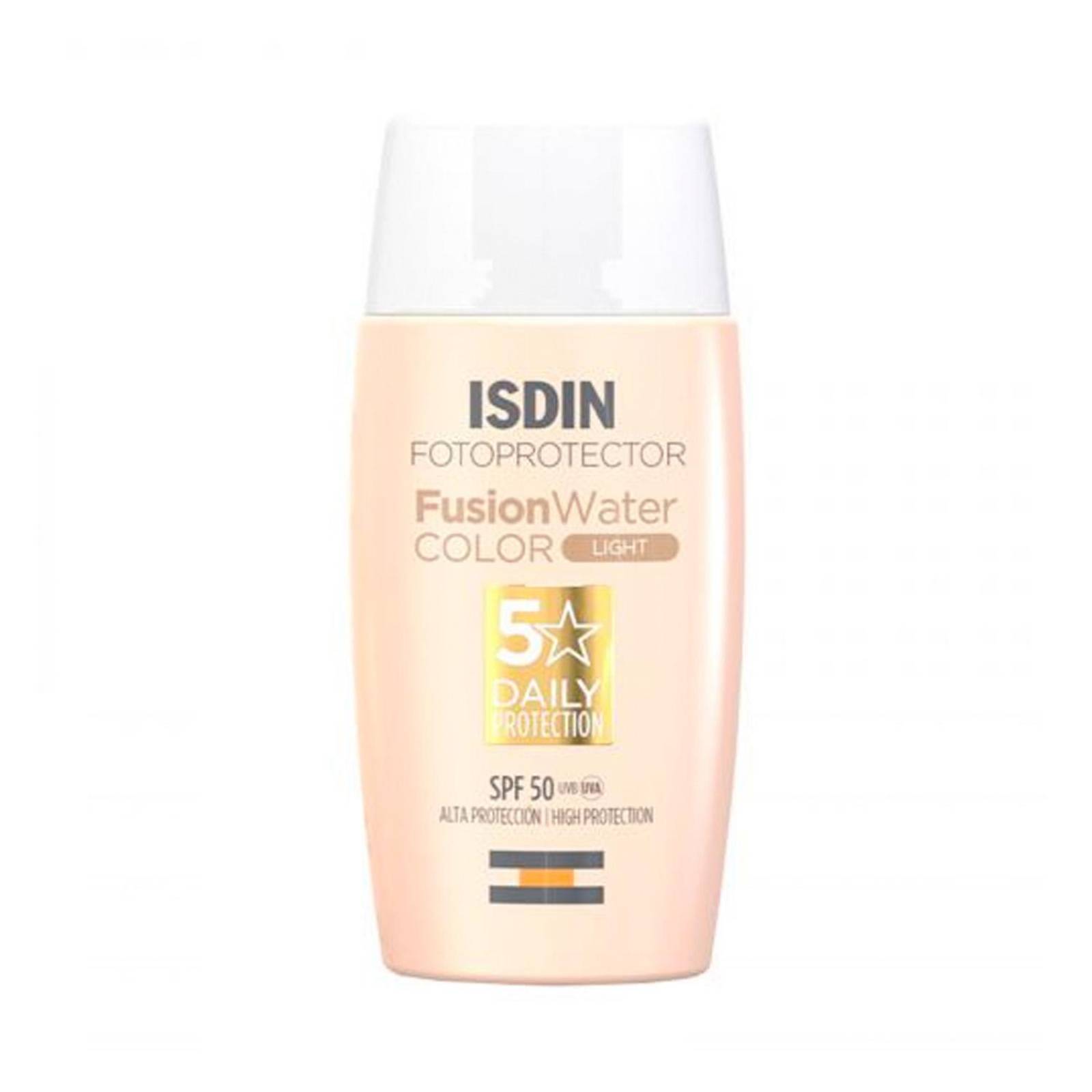 Fotoprotector Isdin Fusion Water FPS50+ Color Light 50 ml 