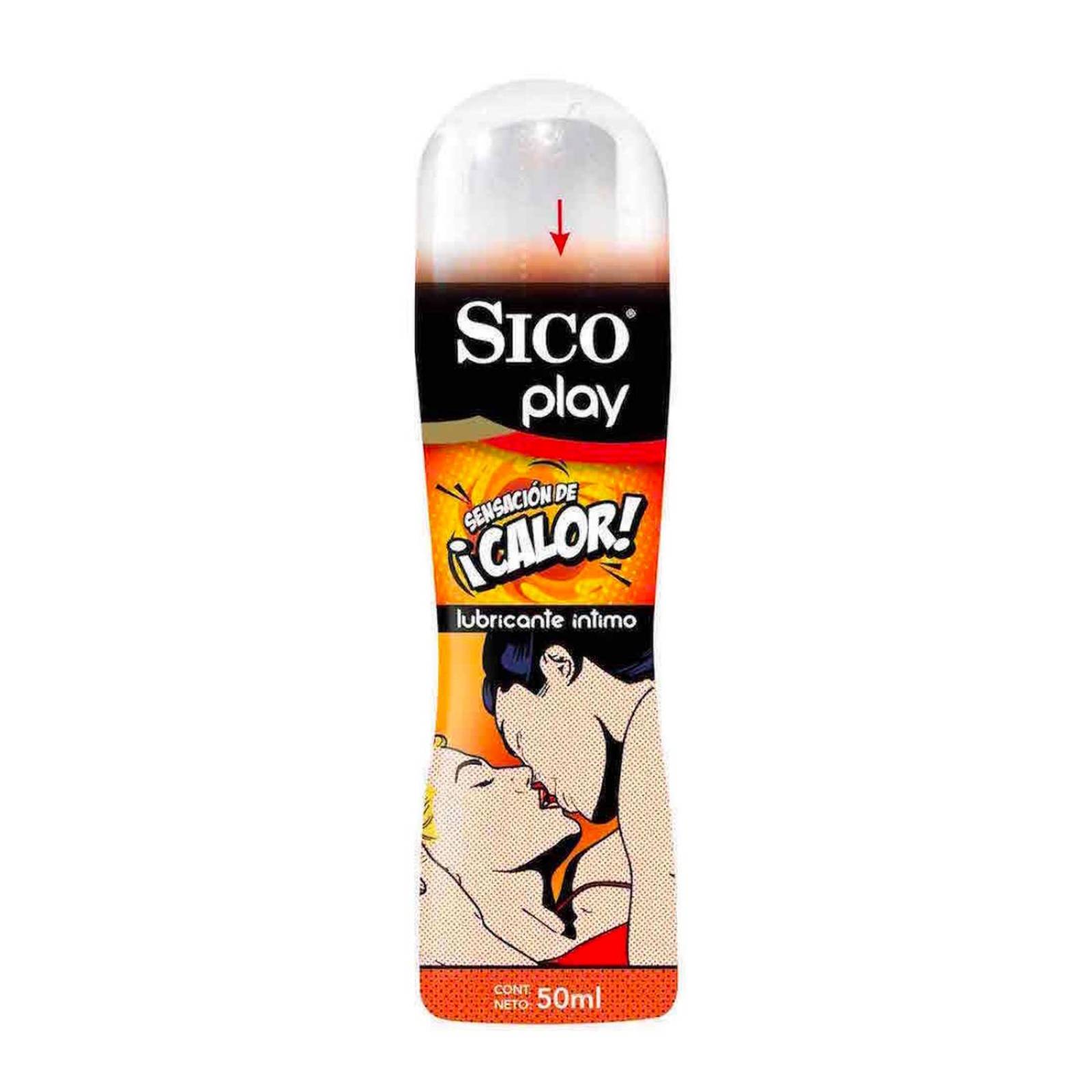 Lubricante Íntimo Sico Play Sensación de Calor 50 ml 