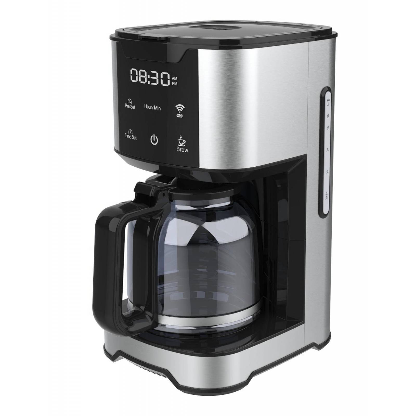 Cafetera Wifi Inteligente Smart Digital 12 Tazas Pink Garlic 