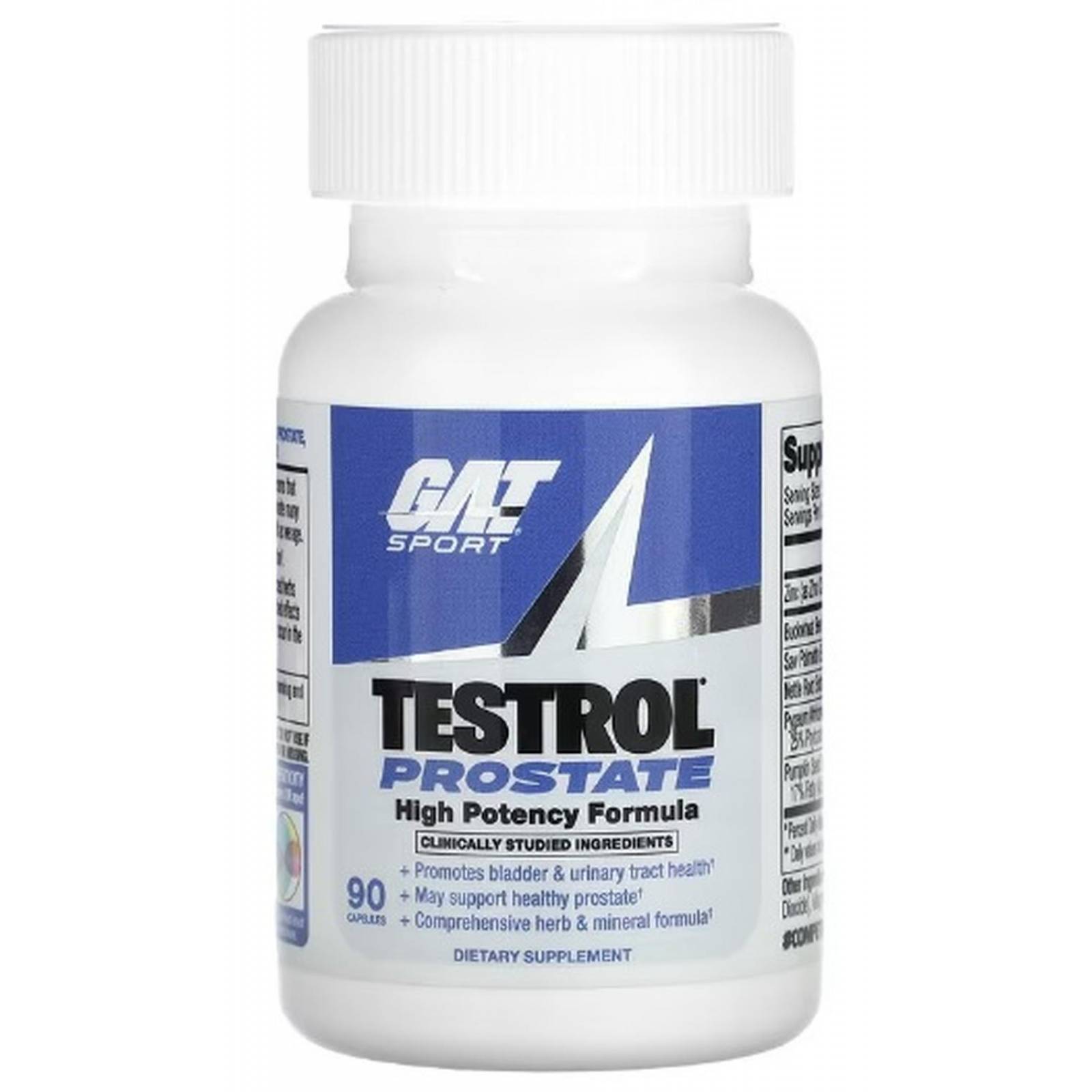 Apoyo a la próstata vitamina GAT SPORT TESTROL PROSTATE 90 Caps