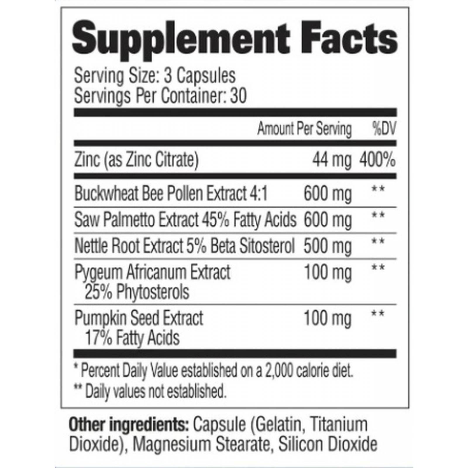 Apoyo a la próstata vitamina GAT SPORT TESTROL PROSTATE 90 Caps
