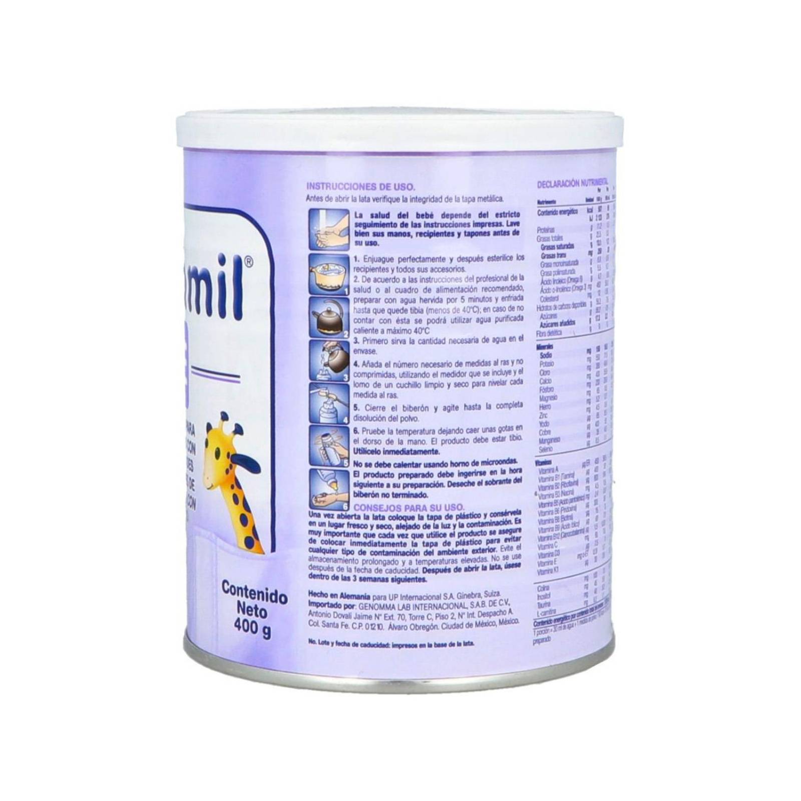 Fórmula Infantil Novamil AE Etapa 1 400 gr 