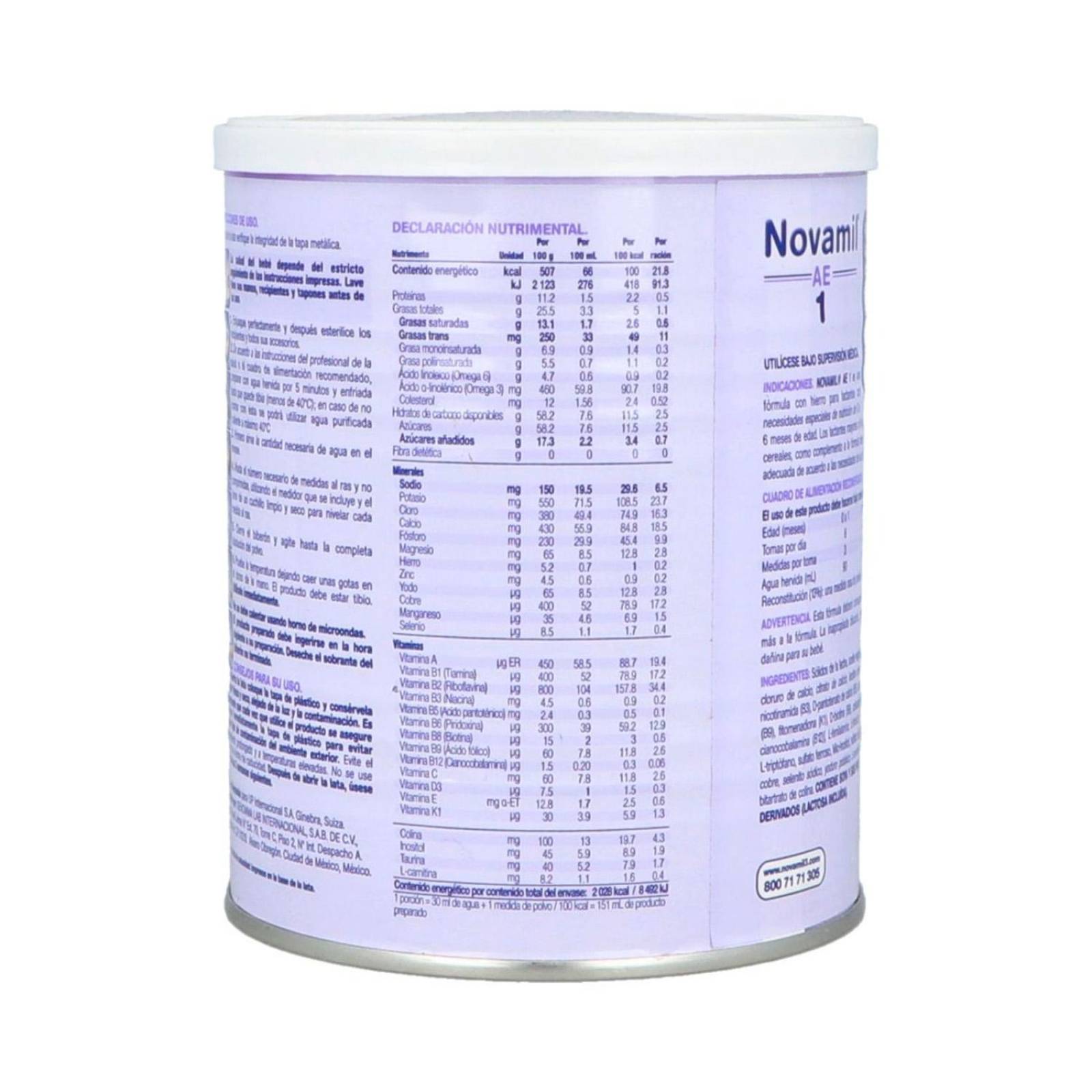 Fórmula Infantil Novamil AE Etapa 1 400 gr 