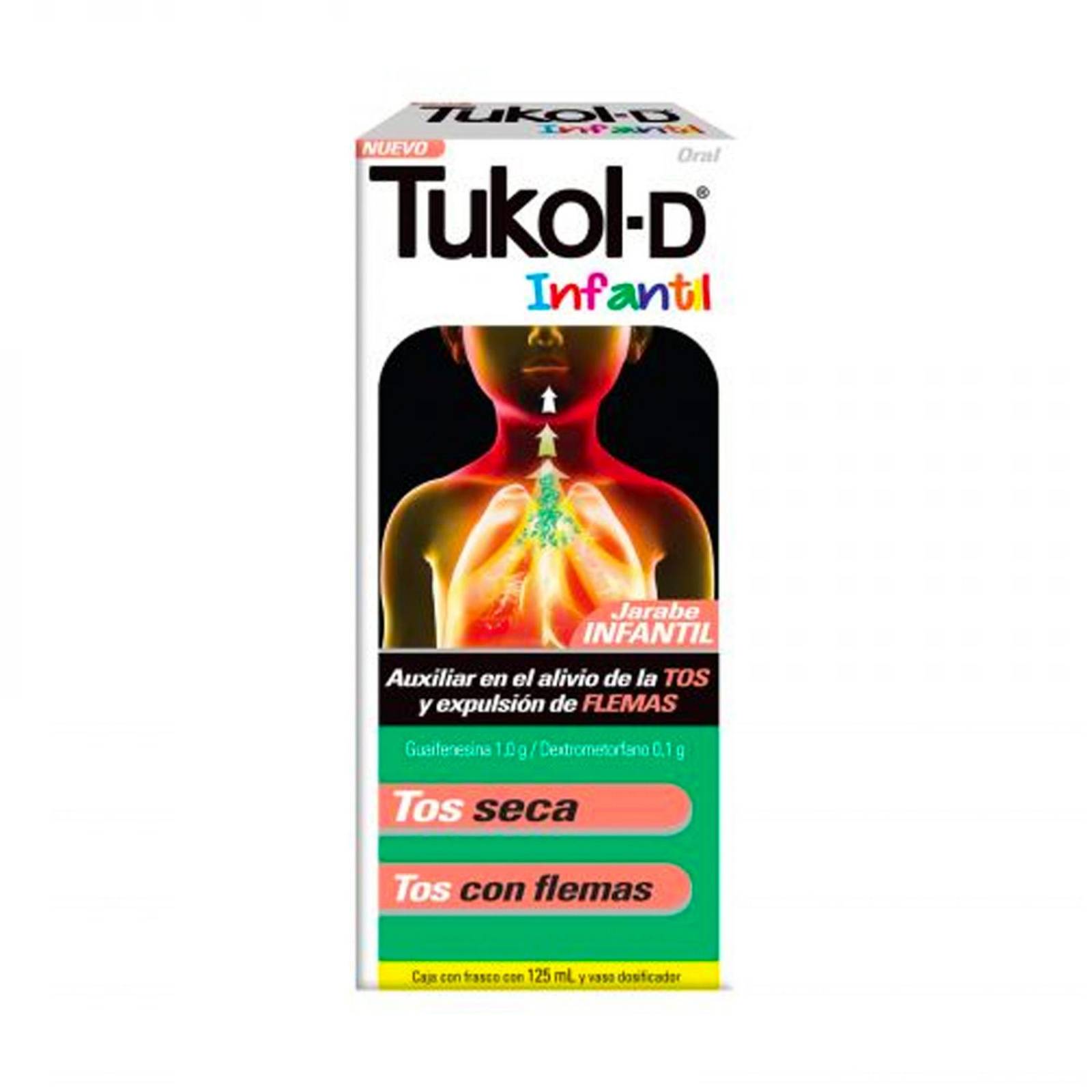 Jarabe Tukol-D Infantil 125 ml 
