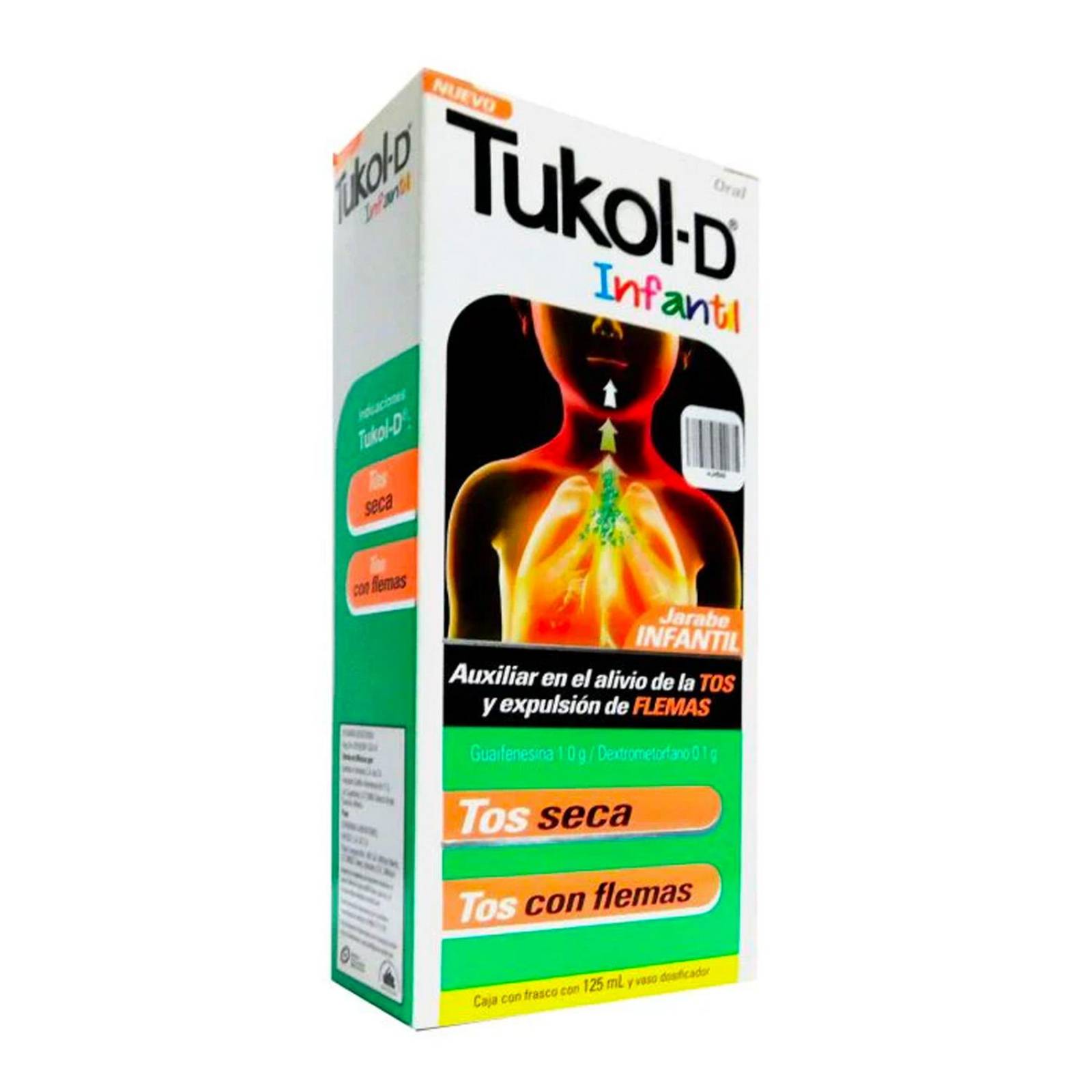 Jarabe Tukol-D Infantil 125 ml 