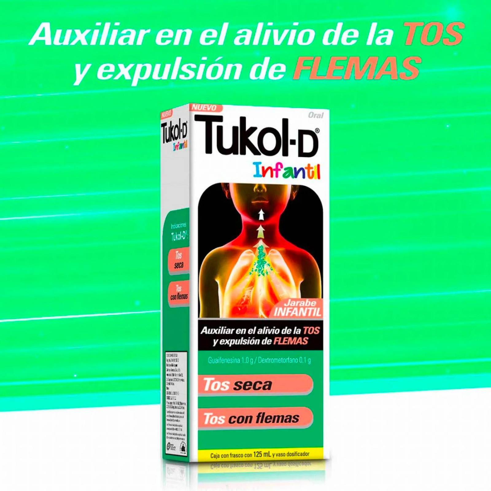 Jarabe Tukol-D Infantil 125 ml 