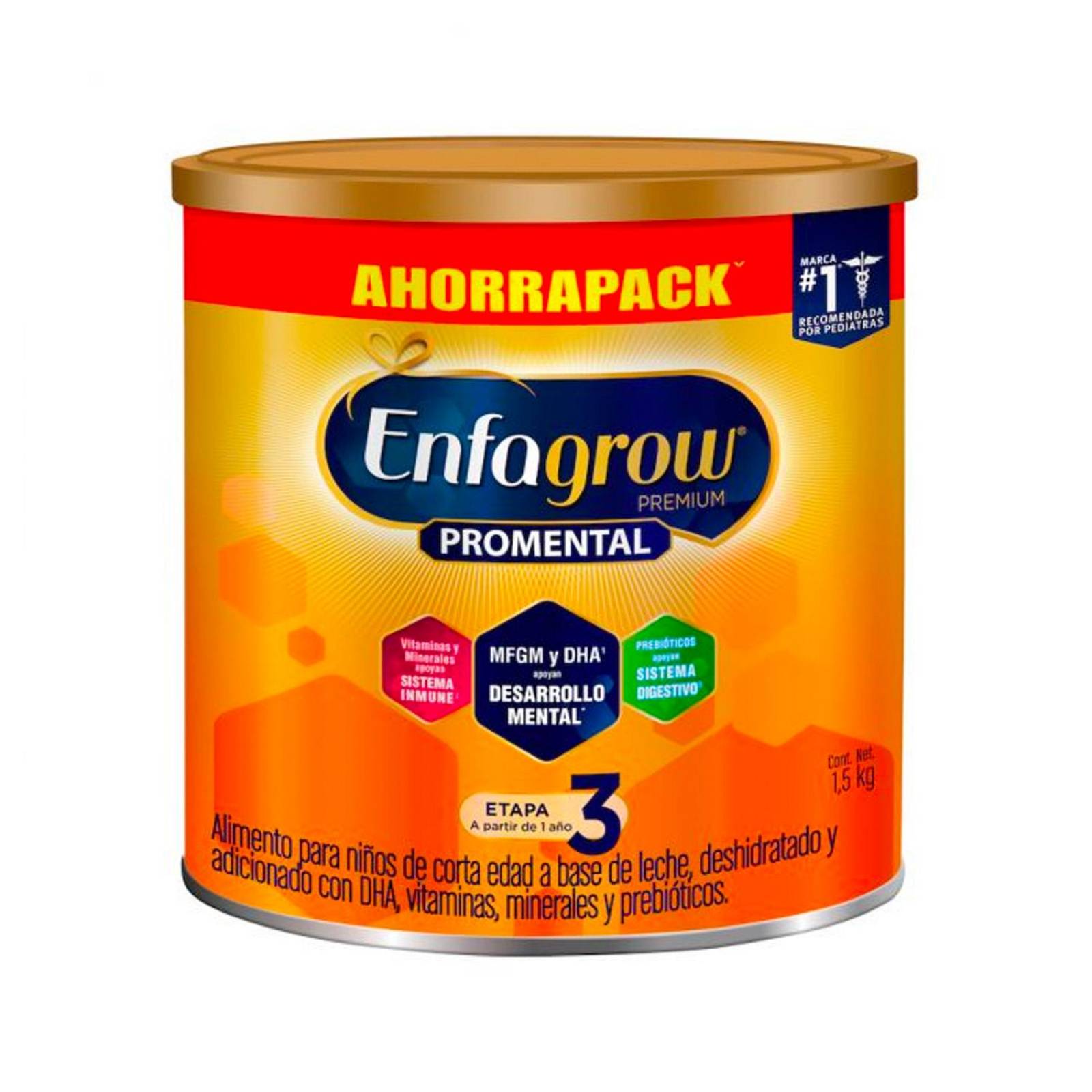 Fórmula Infantil Enfagrow Premium Promental Etapa 3 1.5 kg 