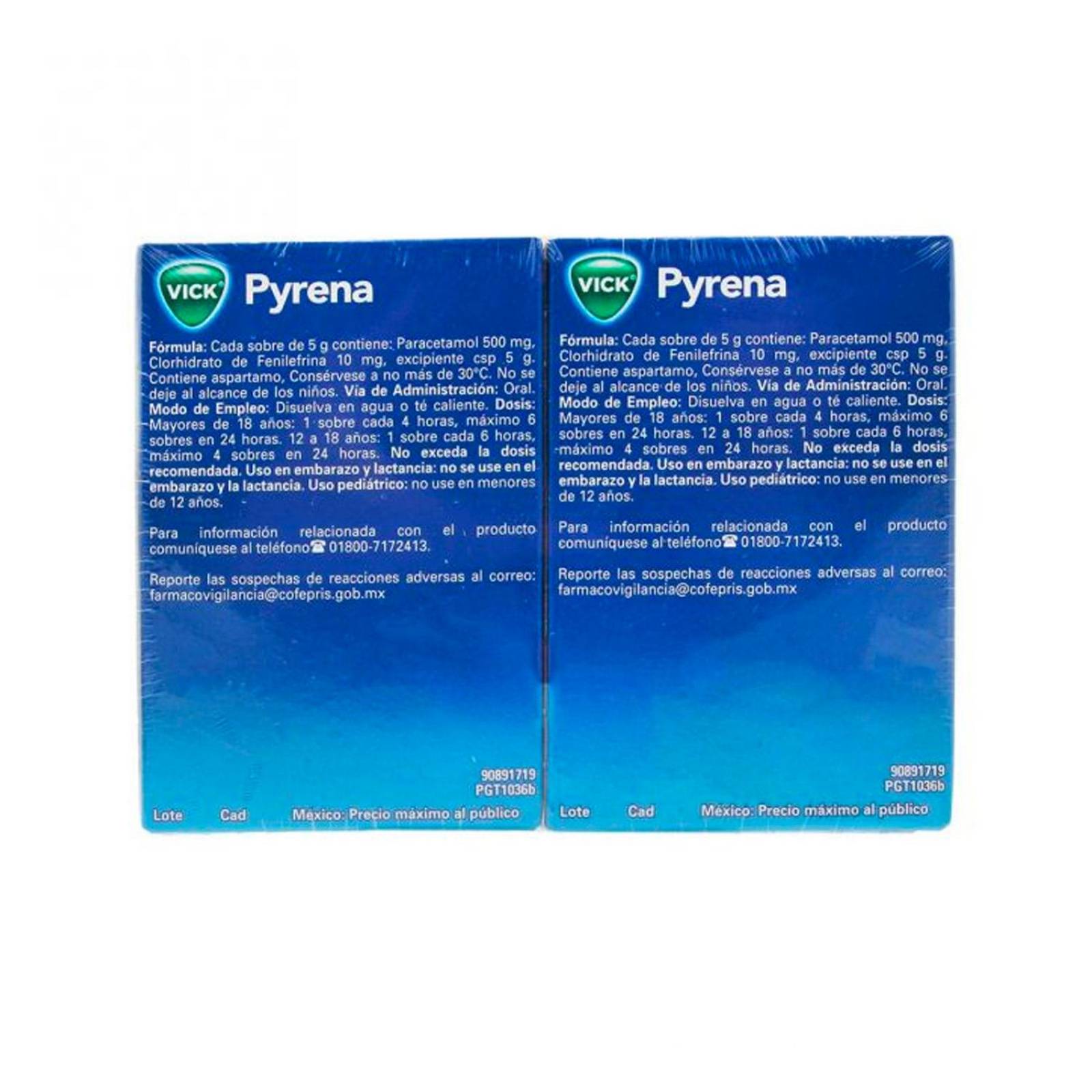 Antigripal Vick Pyrena Miel 10 sobres