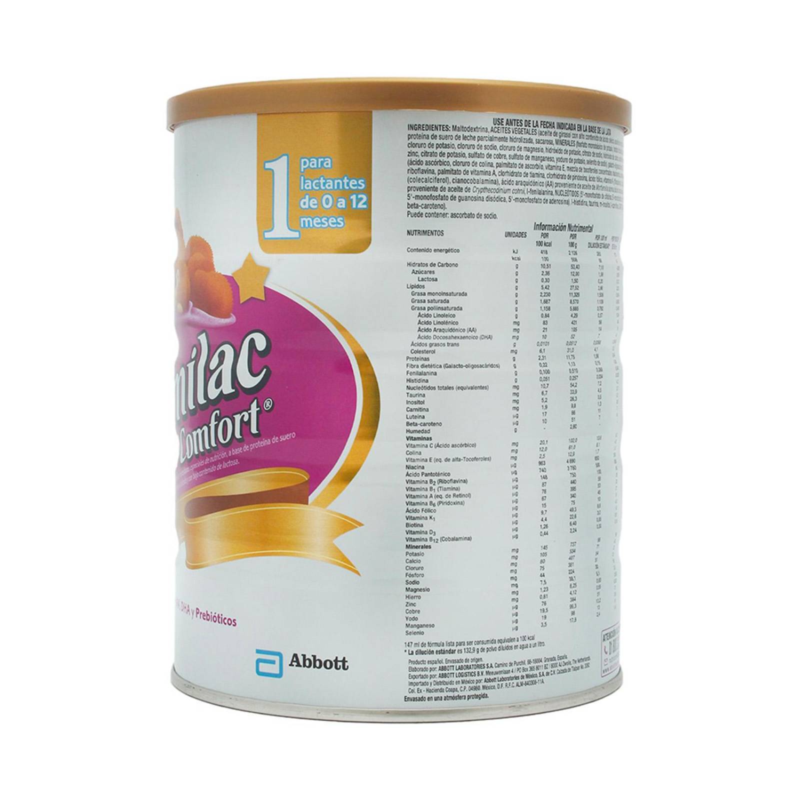Fórmula Infantil Similac Total Confort Etapa 1 820 gr 