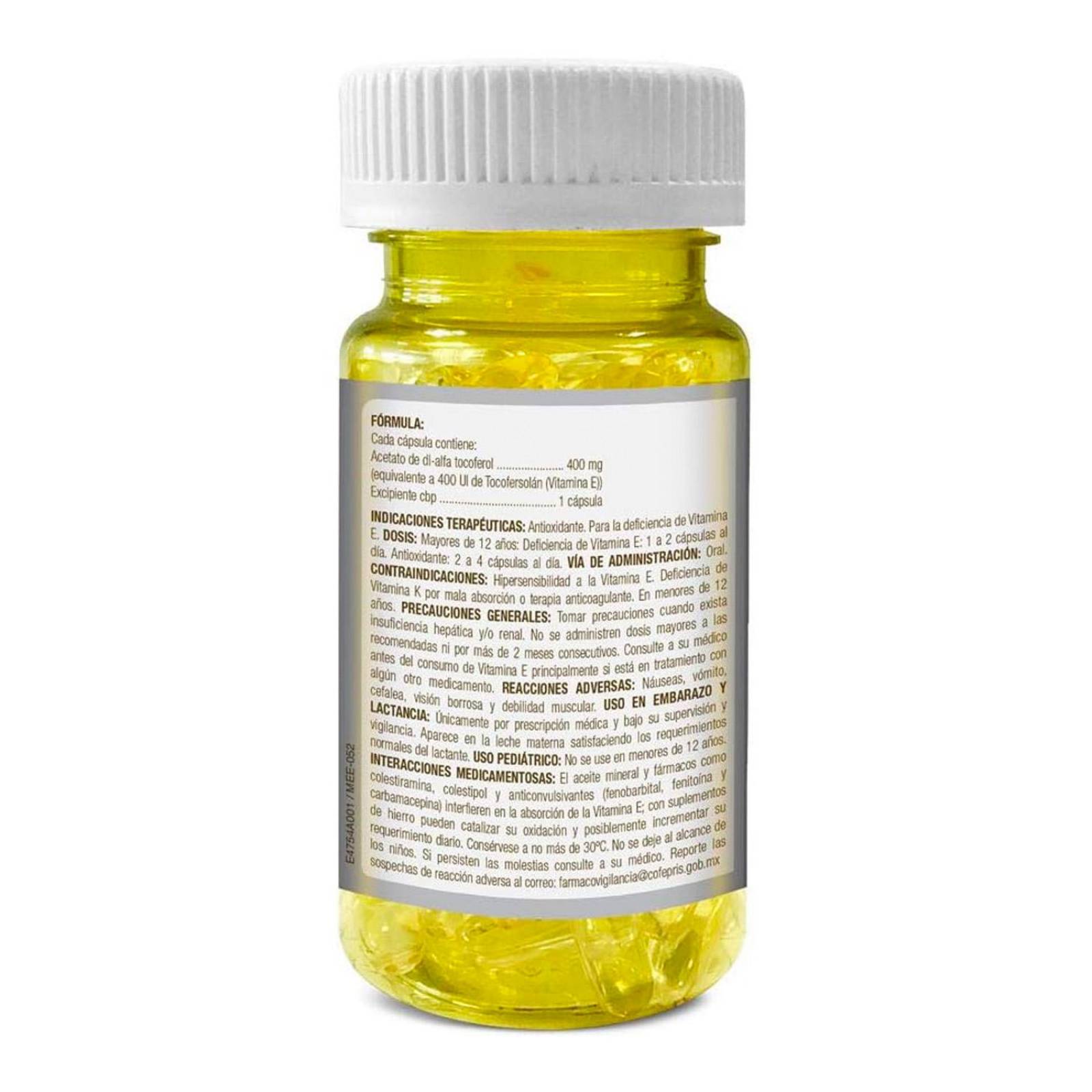 Comprimidos Afrodit Vitamina E 99 cápsulas 
