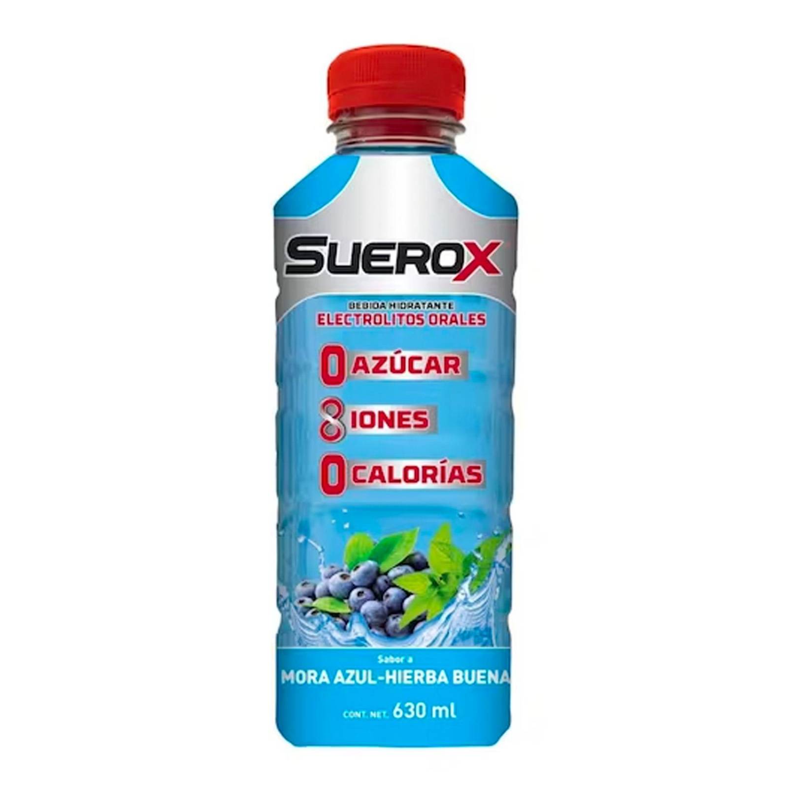 Electrolito Suerox Mora Hierba 630 ml 