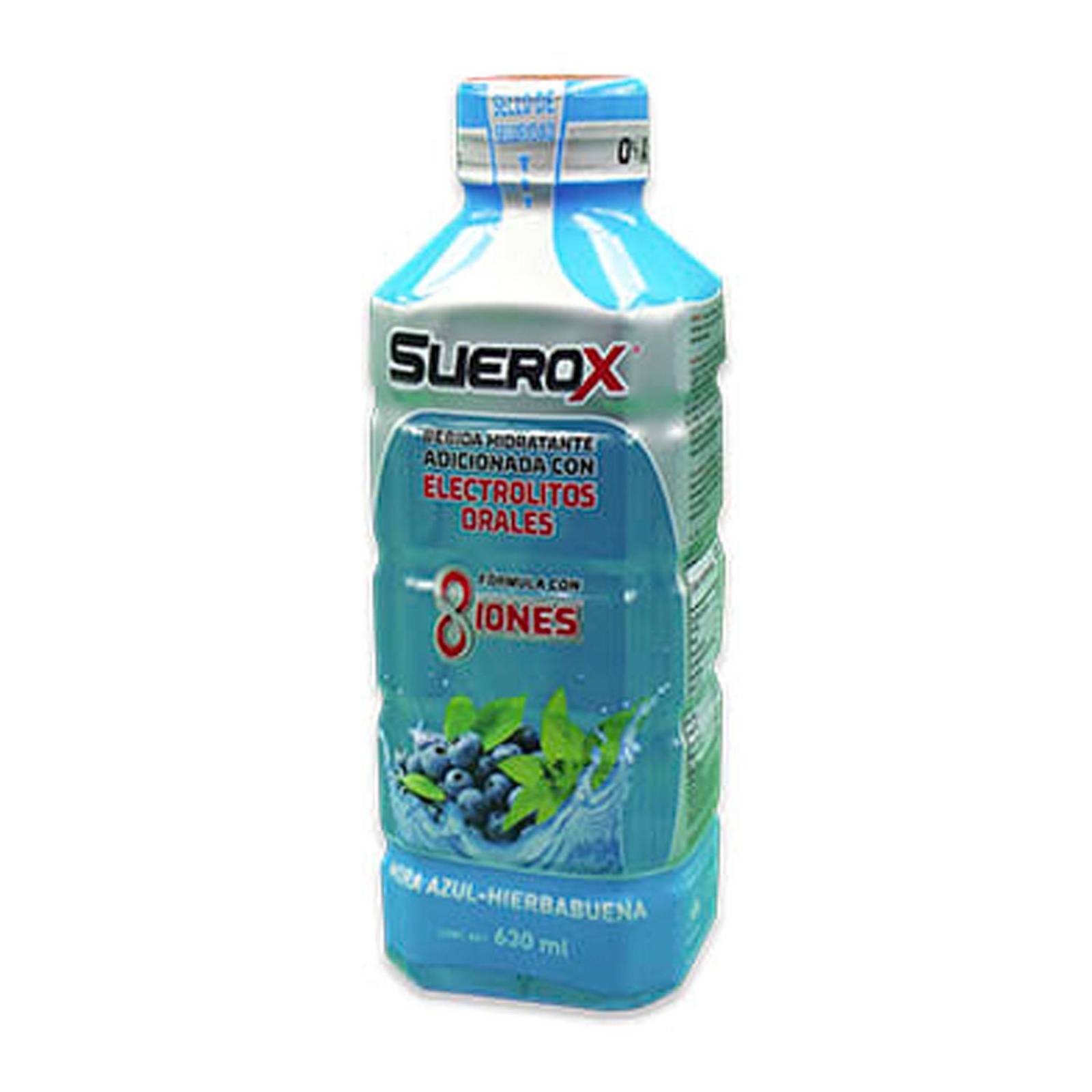 Electrolito Suerox Mora Hierba 630 ml 