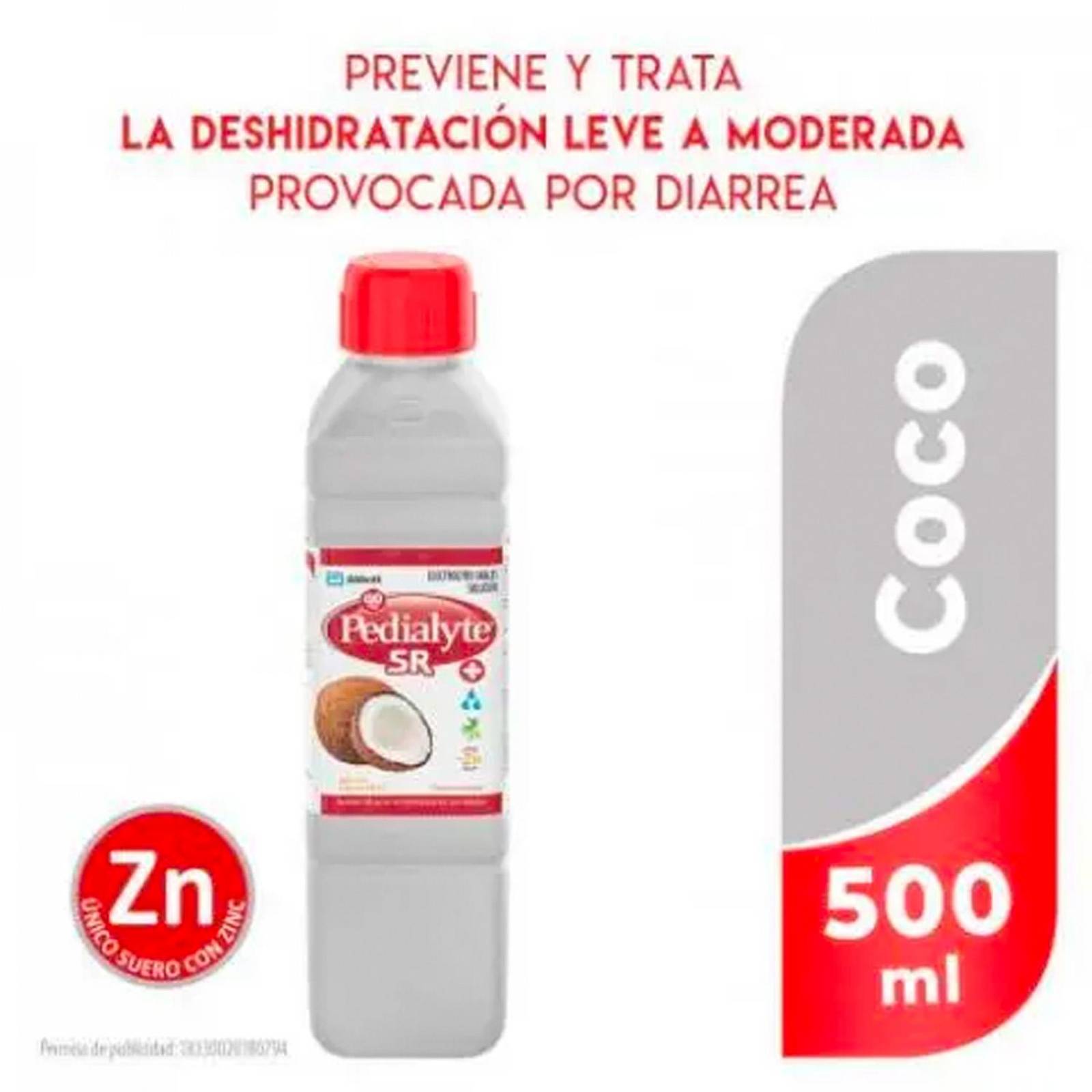 Electrólitros Pedialyte SR Coco 500 ml 
