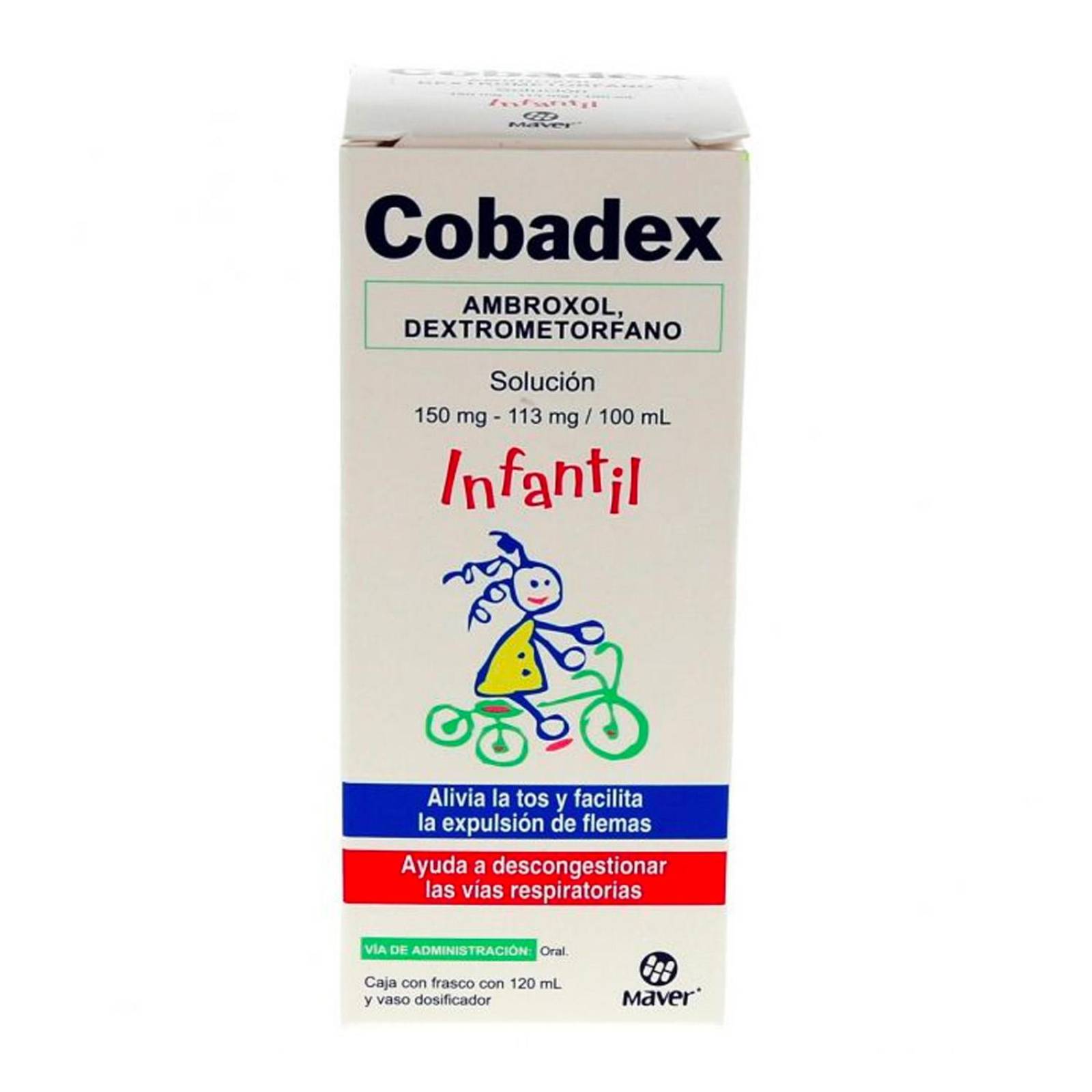 Solución Cobadex Infantil 120 ml 