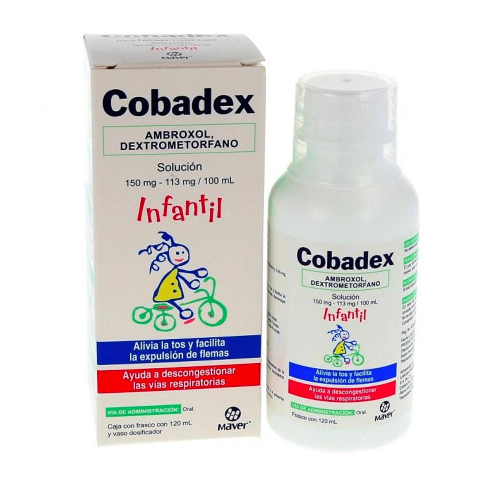 Solución Cobadex Infantil 120 ml 
