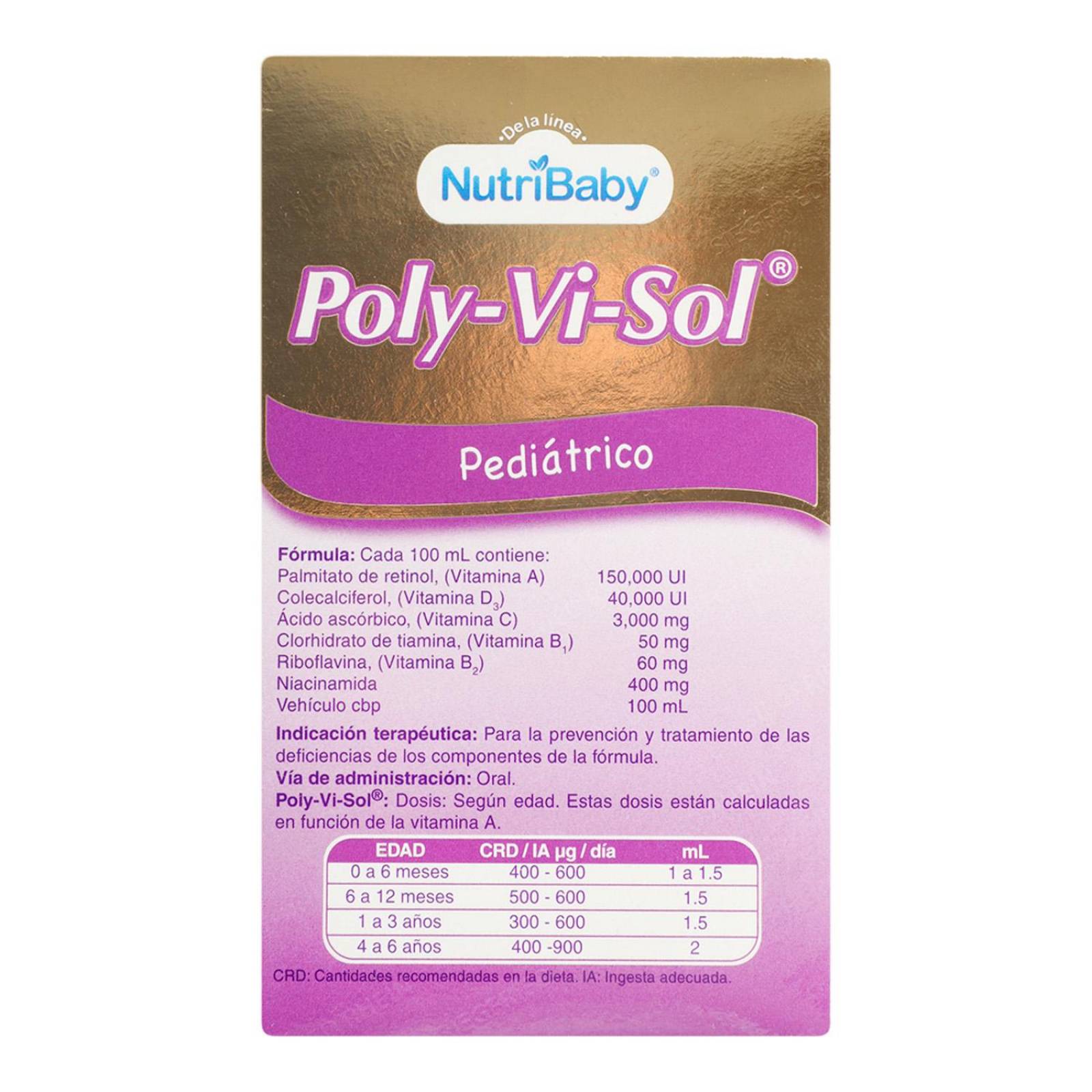Multivitamínico Poly-Vi-Sol Pediátrico 50 ml