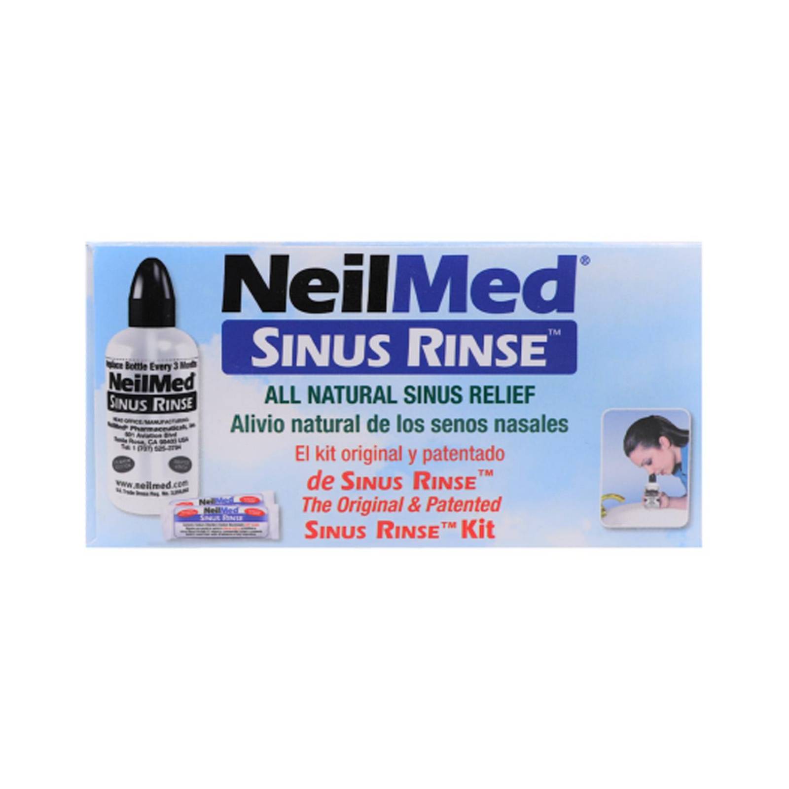Irrigador Nasal NeilMed Sinus Rinse 60 sobres