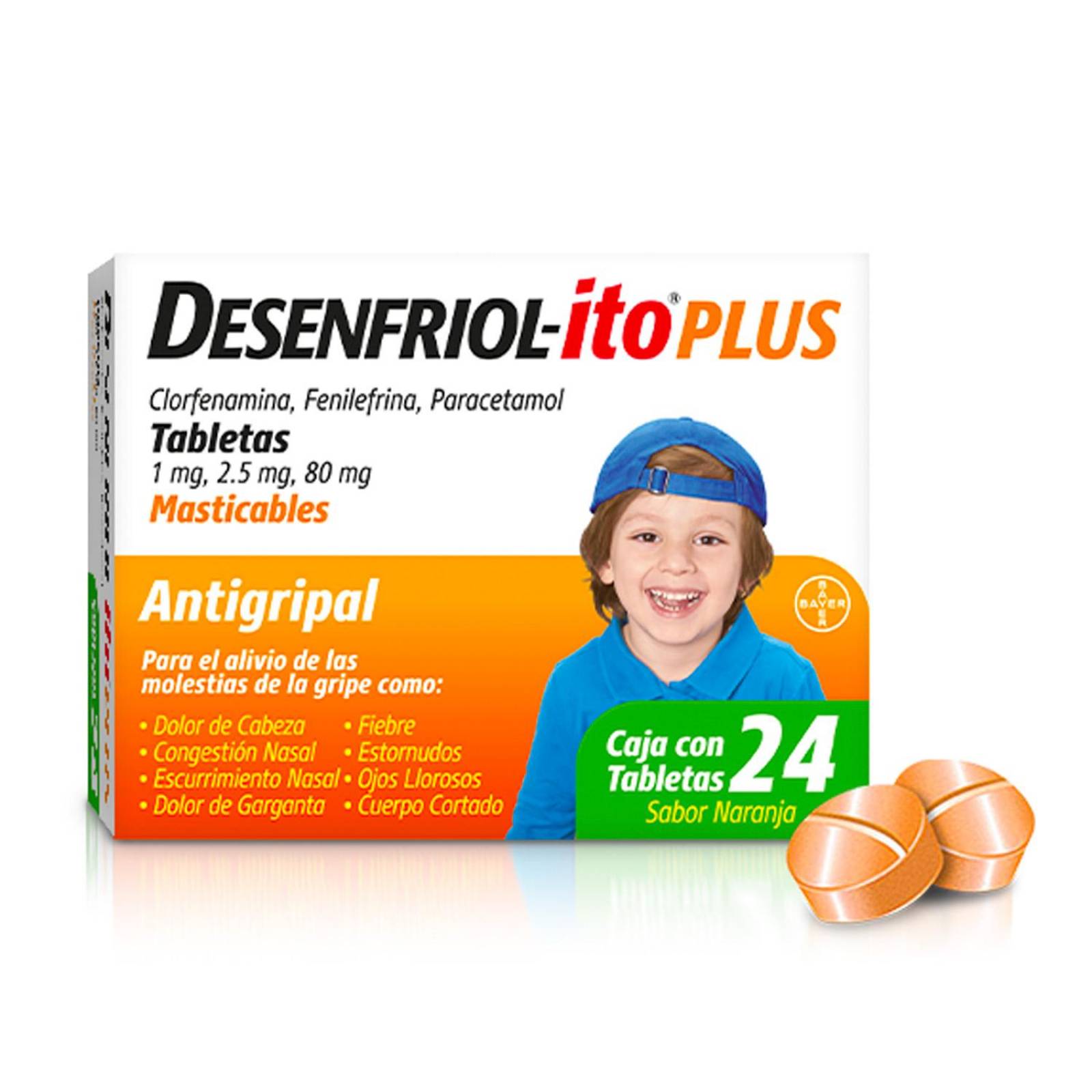 Antigripal Desenfriol-ito Plus 24 Tabletas 