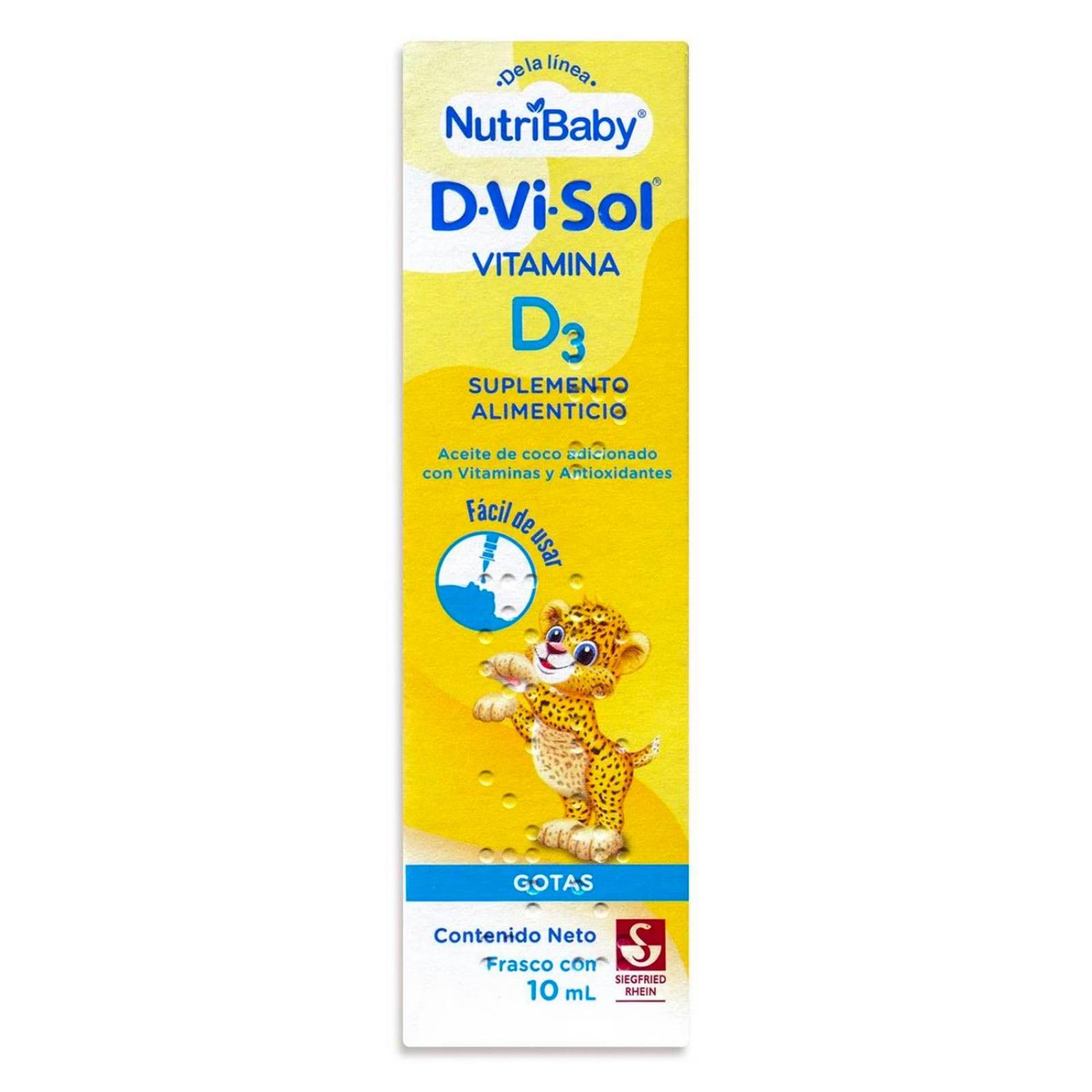 Suplemento Alimenticio NutriBaby D-vi-sol Vitamina D3 10 ml