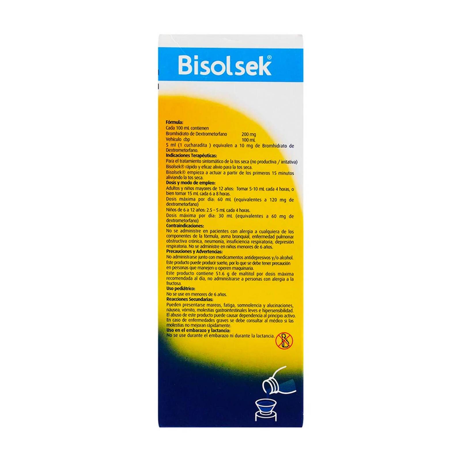 Jarabe Bisolsek Tos Seca 120 ml 