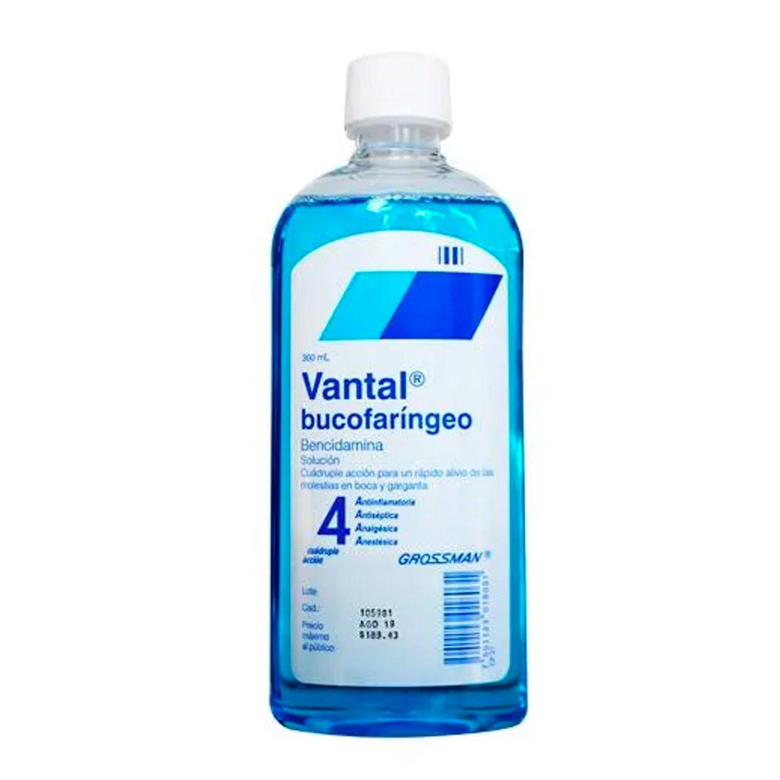 Solución Vantal Bucofaríngeo 360 ml 