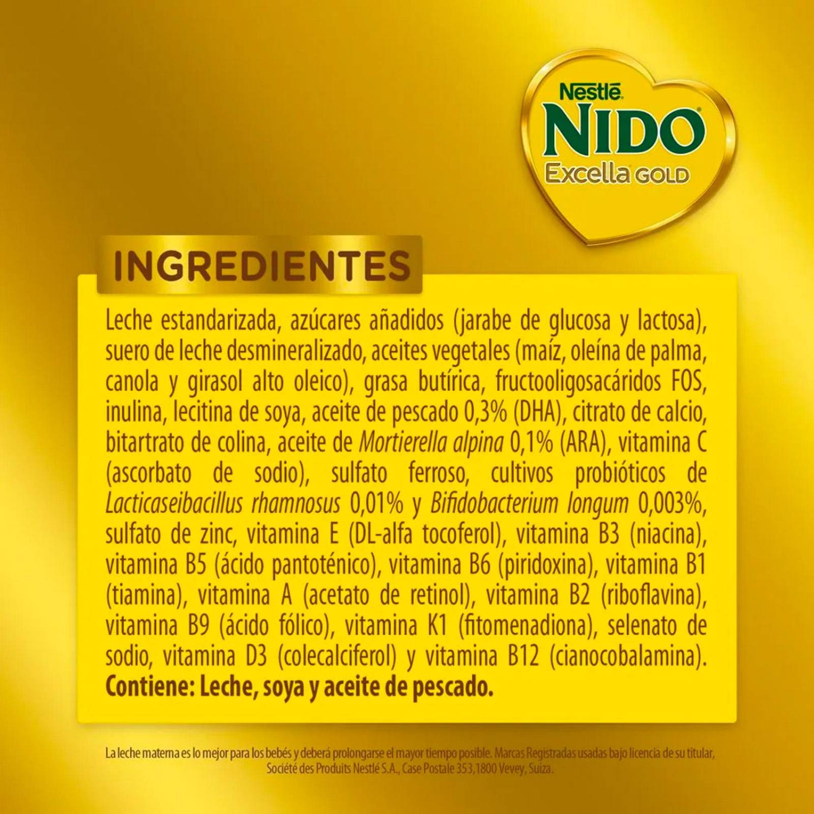 Fórmula Infantil Nido Excella Gold 1.6 kg