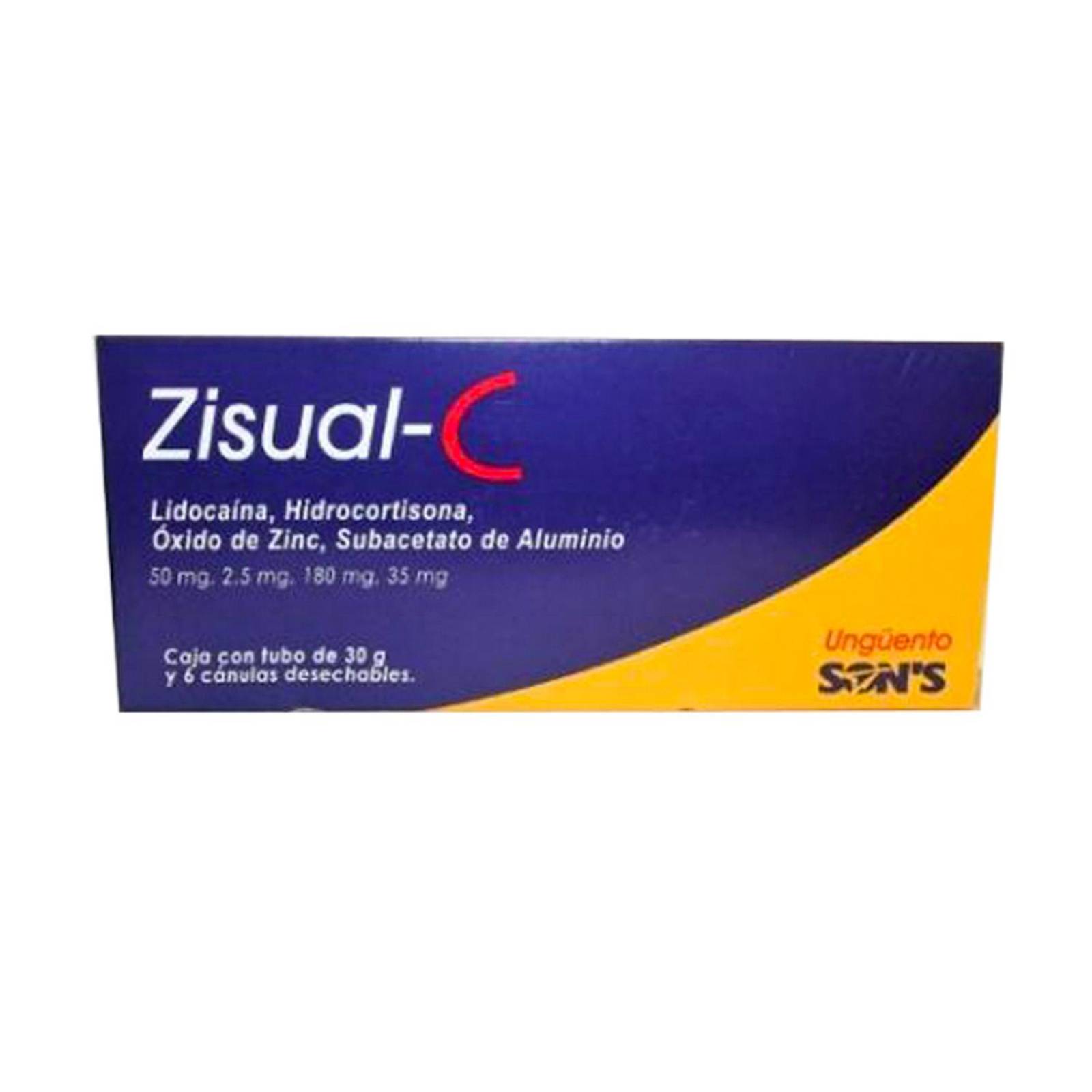 Ungüento Zisual-C tubo de 30 gr 