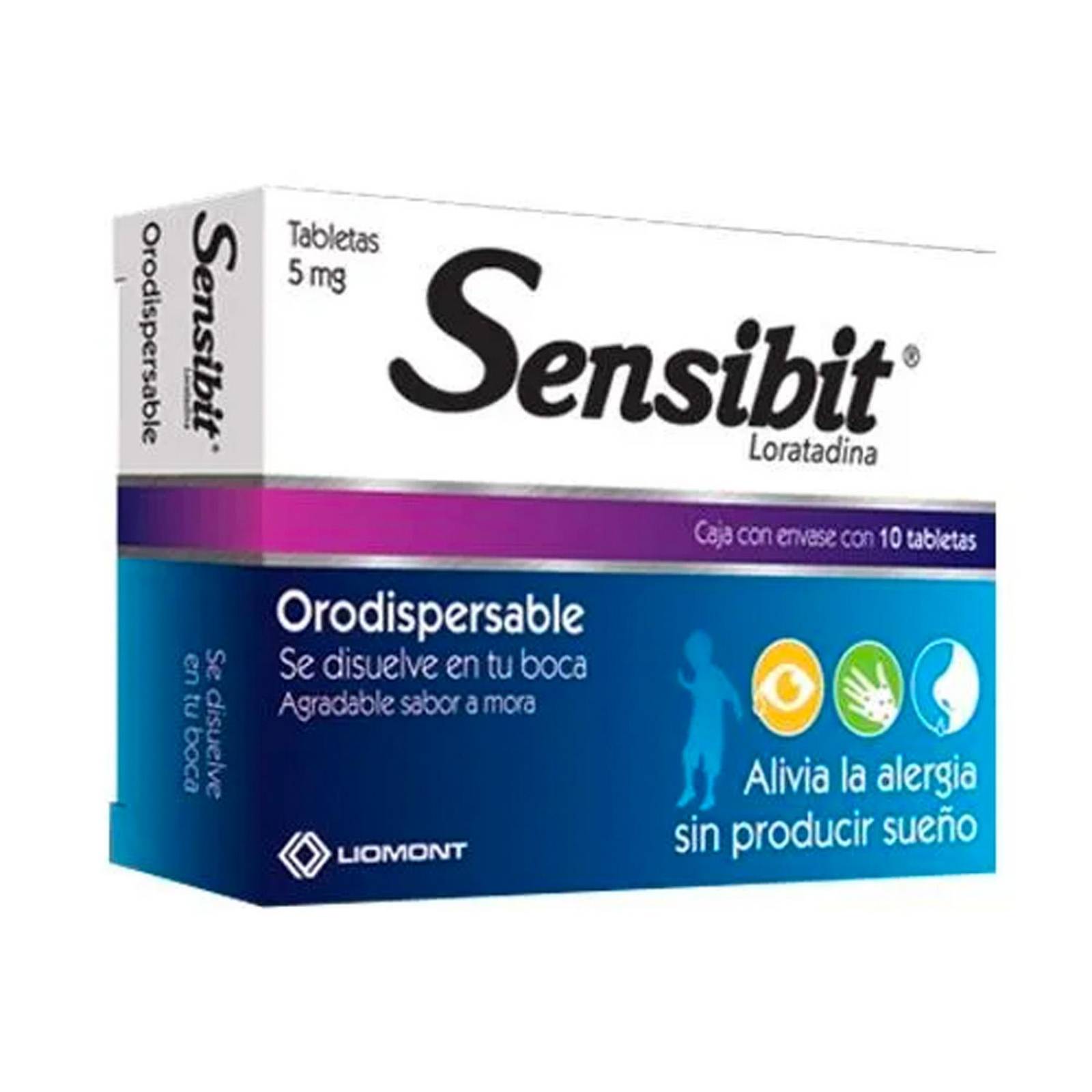 Loratadina Sensibit Orodispersable 10 tabletas 